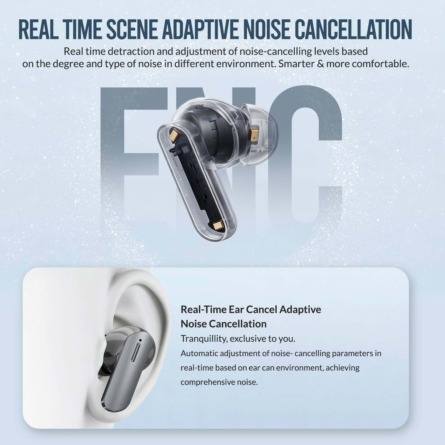 Image of Aroma Buds Air 7 V5.4 Upto 60Hr Playtime ENC Dual Paring Fast Charging, Heavy Bass Bluetooth