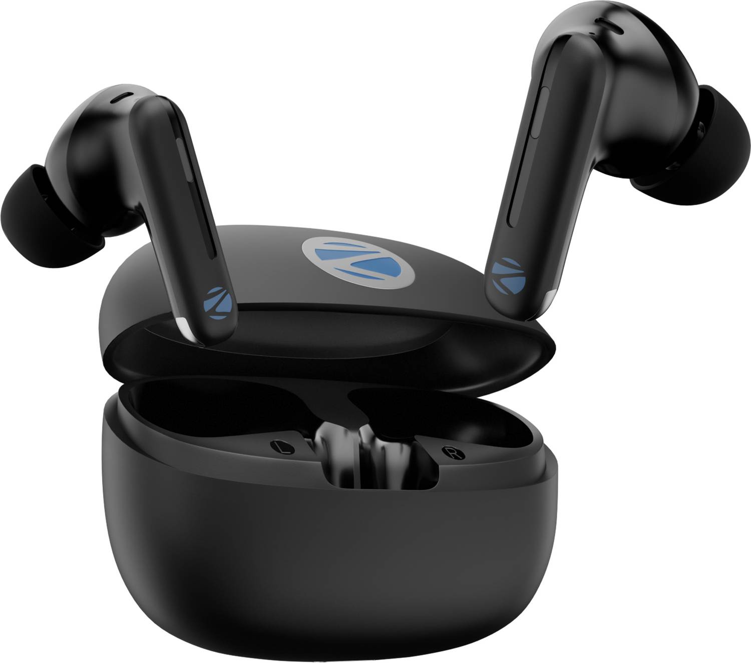 ZEBRONICS Zeb-Monk Pro (Black) Bluetooth Headset (Black, True Wir
