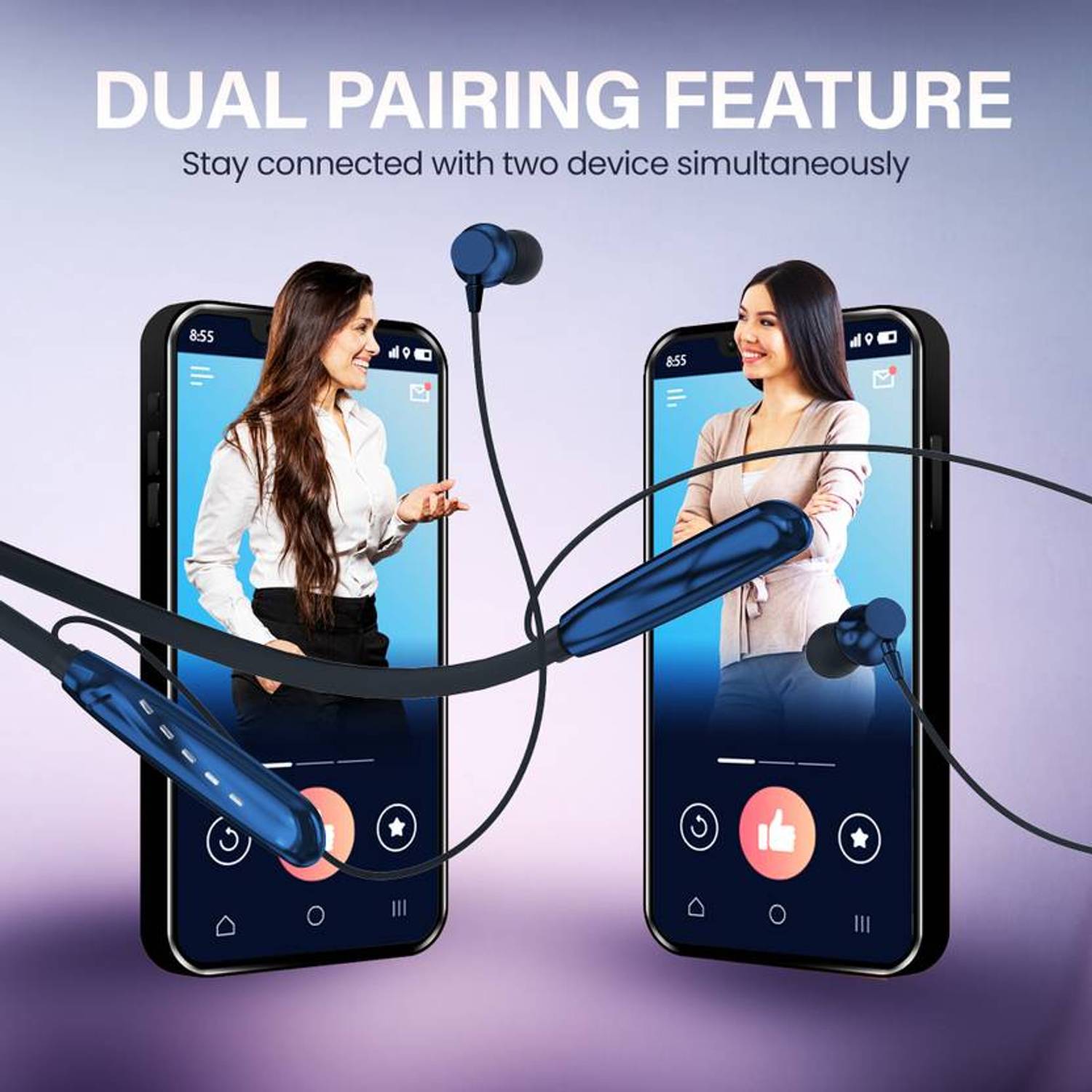 Ucool Soul 100 Hours Neckband Bluetooth Headphones - Image 4