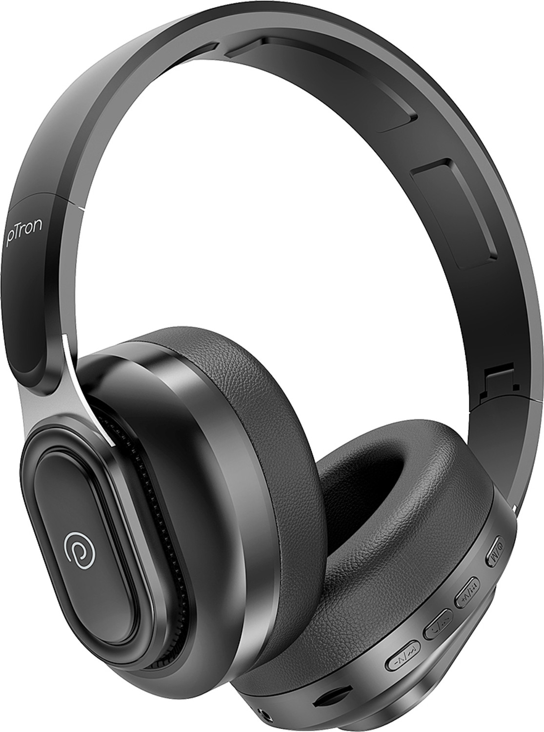 Image of PTron Studio Urban 40dB ANC,Dual-Device Pairing,65Hrs Playtime,AI-ENC Calls,Custom EQ Bluetooth & Wired