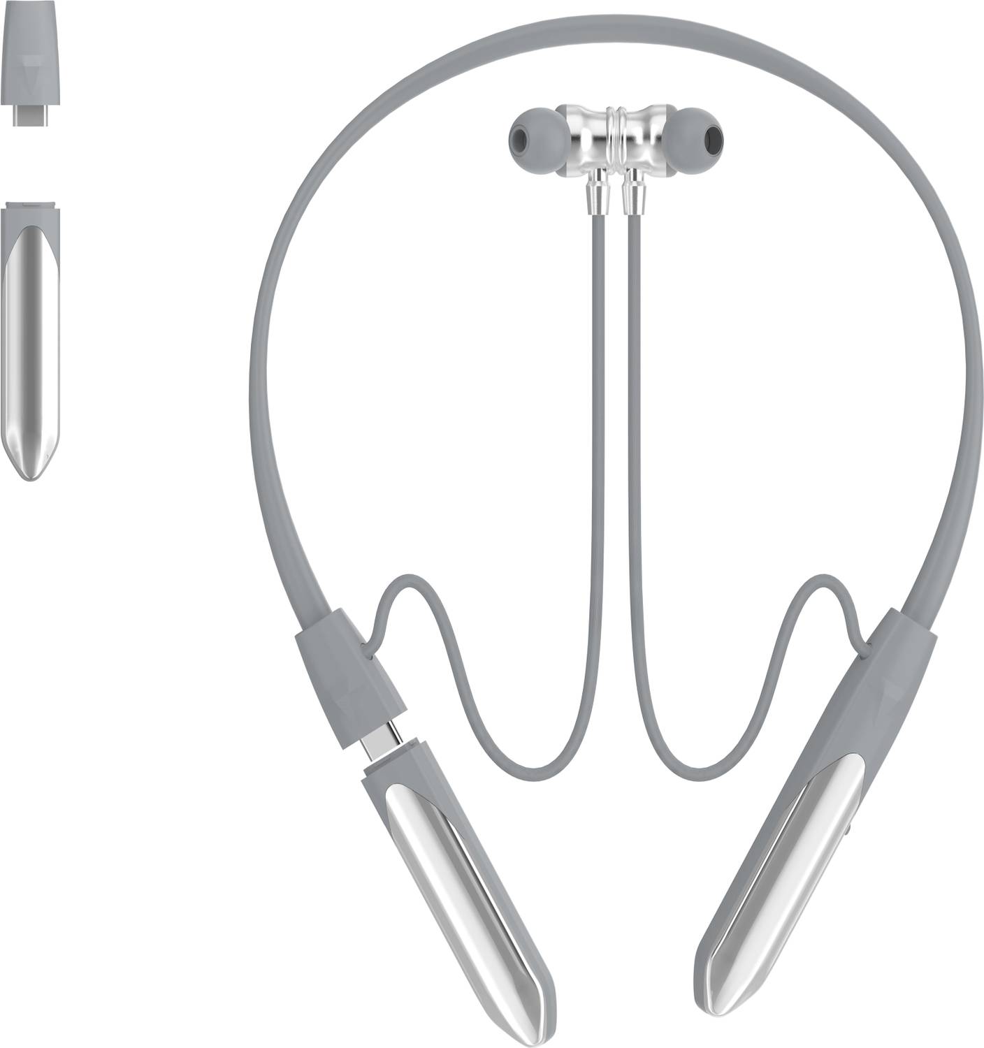 XEWISS DOUBLE BATTERY - MAGNETIC ON/OFF 48HRS PLAYTIME BLUETOOTH HEADPHONE NECKBANDS-7 Bluetooth Gaming