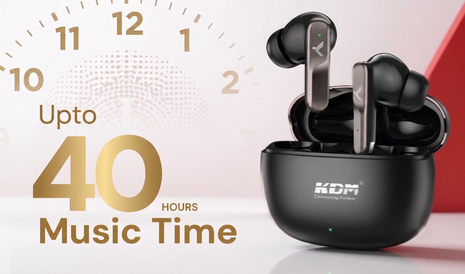 Image of KDM Z1 Heart Pods BT Version 6.0 The Songs Will Play For 40 Hours 250mAh Battery Bluetooth