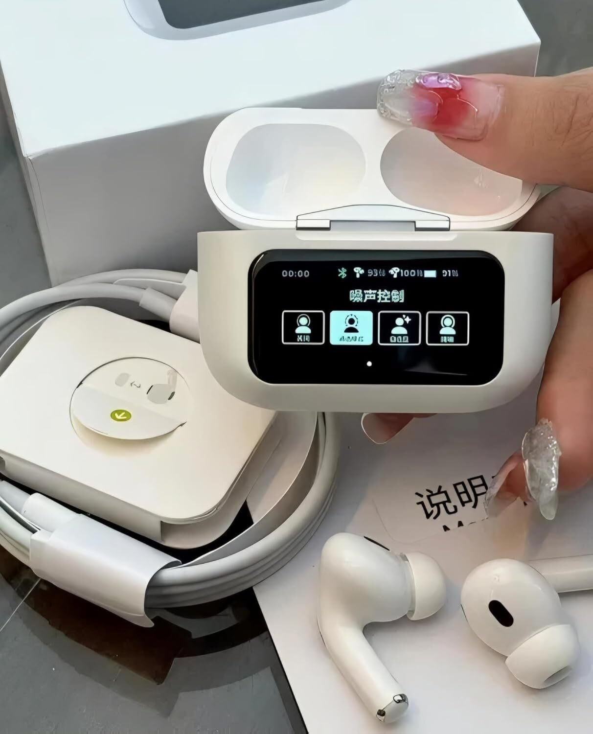 Image of Hectic Touch Display Earbud with Fast charging 60 hour playtime Gaming Music Smart Bluetooth
