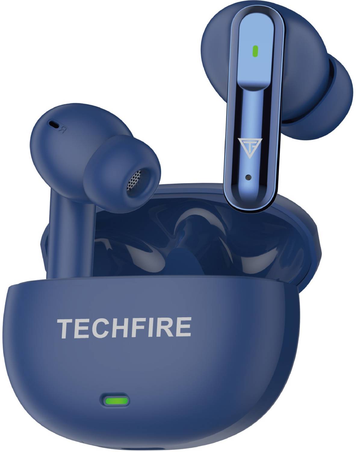 TECHFIRE 261 TWS Earbuds with 100 HRS Playtime,(50ms Low Latency)