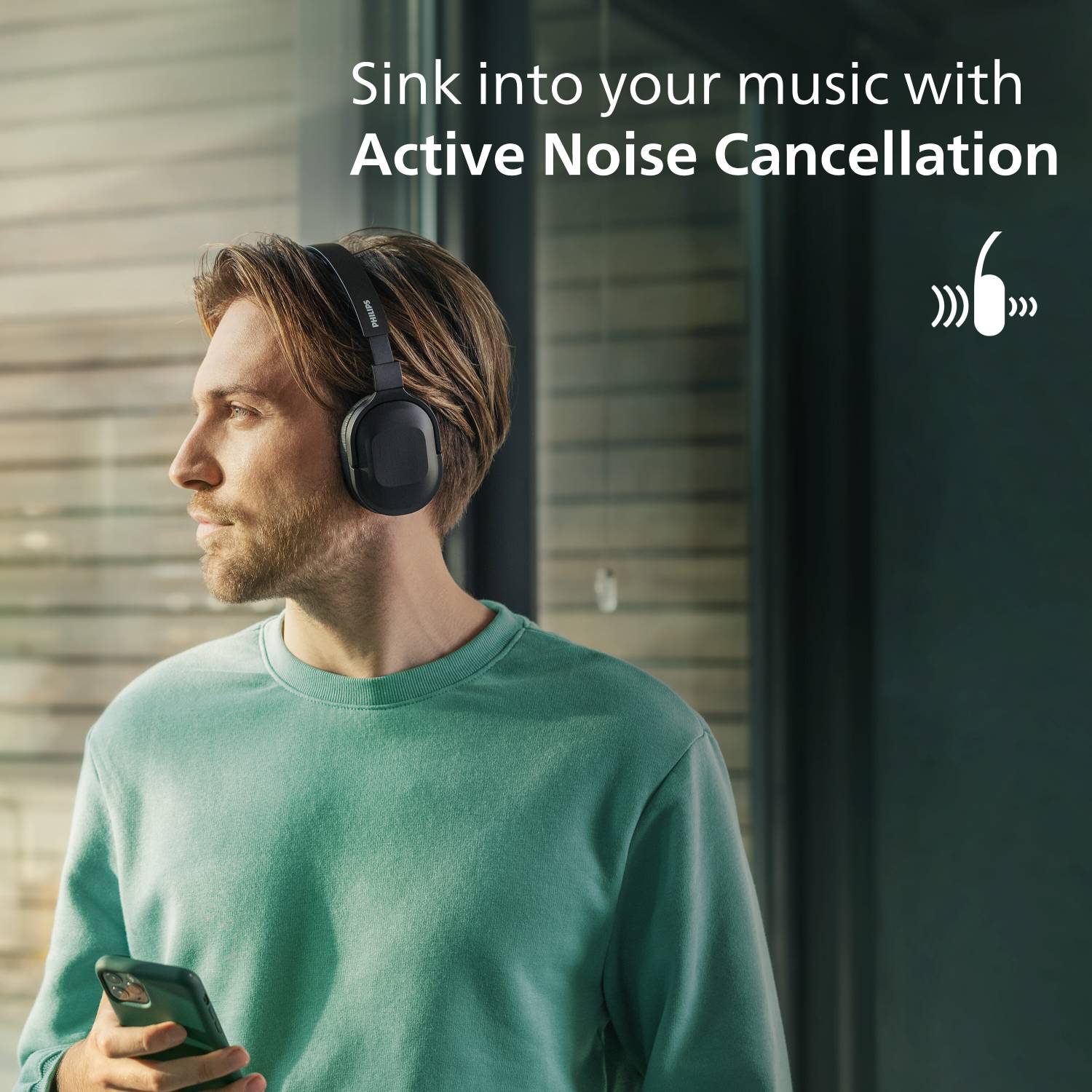 PHILIPS TAH6506BK/00 Wireless Foldable Headphones - Image 3