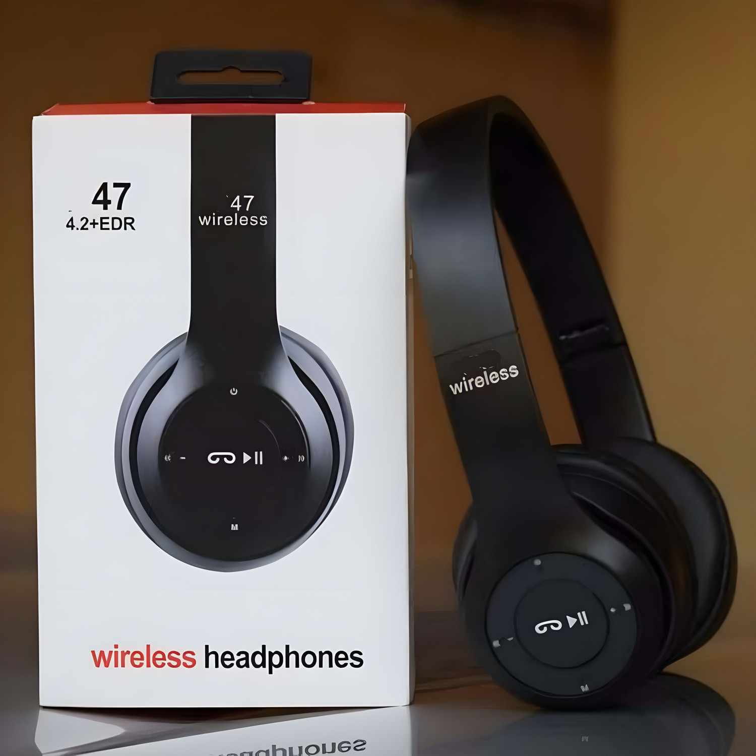 Image of Zafar Around-Ear Bluetooth Headset for Gaming with Intense Heavy Bass V6 Bluetooth & Wired