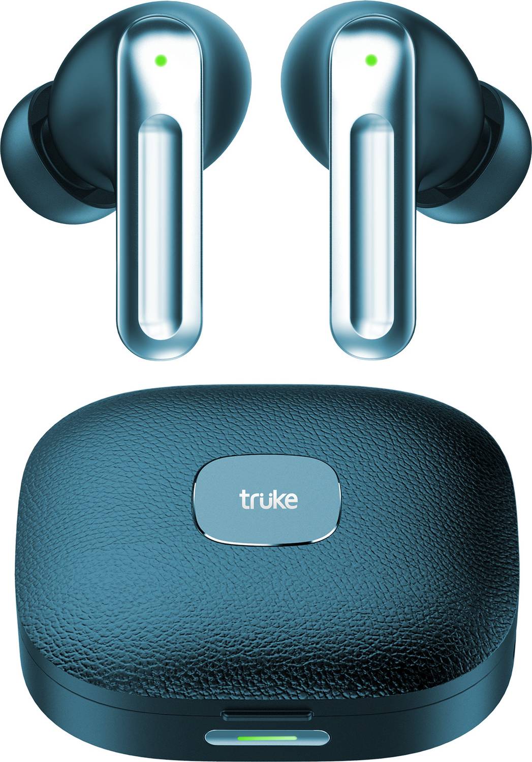 truke Mega 9 TWS 70H Playtime, 24-bit Spatial Audio, Leather Fini