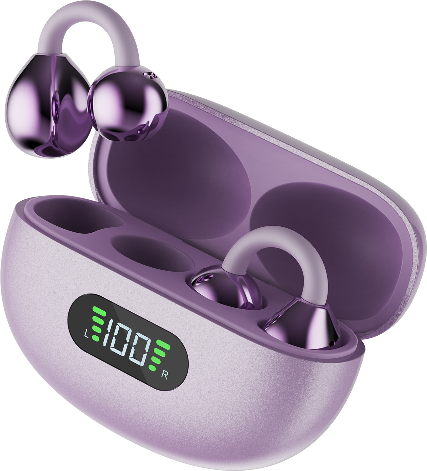 Image of Fire-Boltt Aero Clip TWS Earclips Custom EQ Profile 50H Battery Quad Mic ENC BT 5.4 Bluetooth