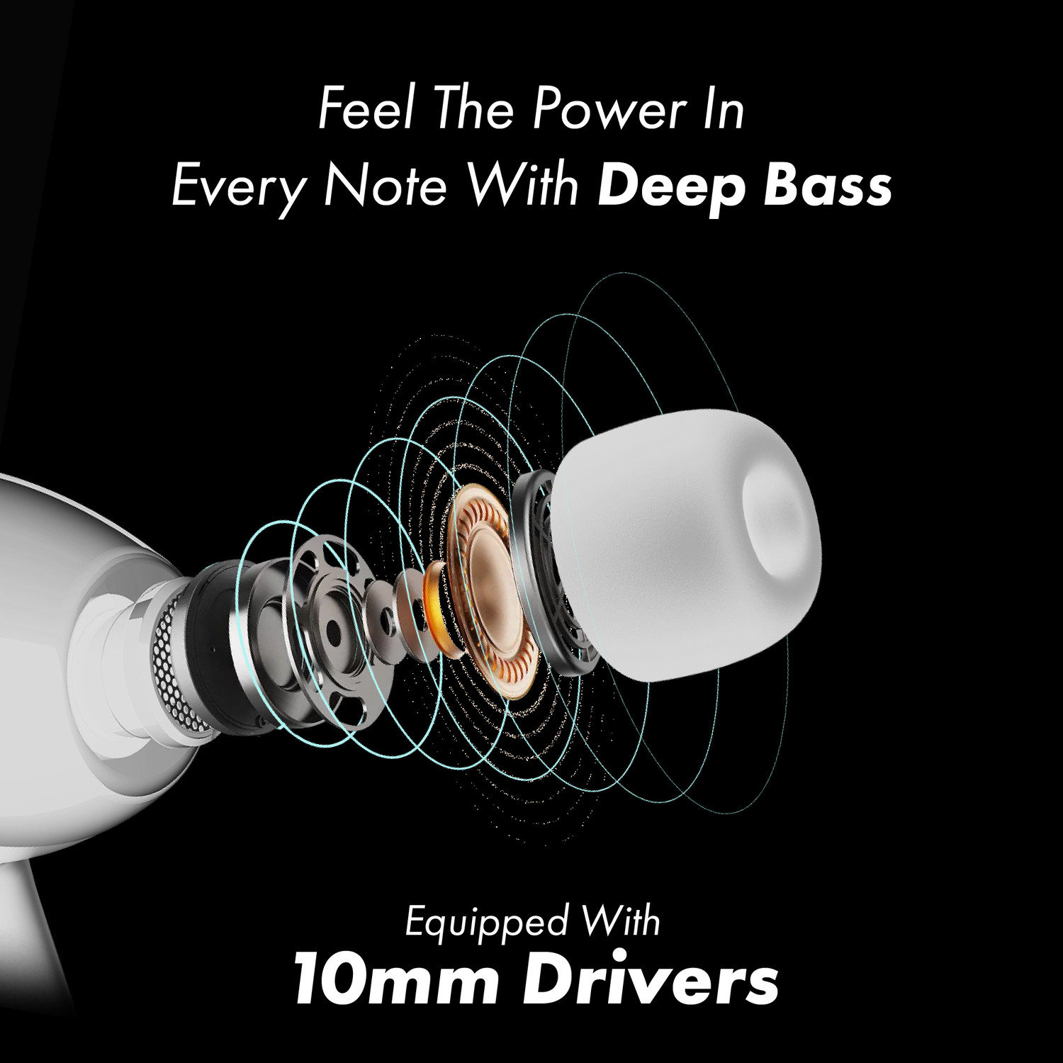 Image of MarQ by Flipkart Rhythm Q1035 72 Hours Playtime Type C Fast Charging Bluetooth Six Mic ANC Bluetooth