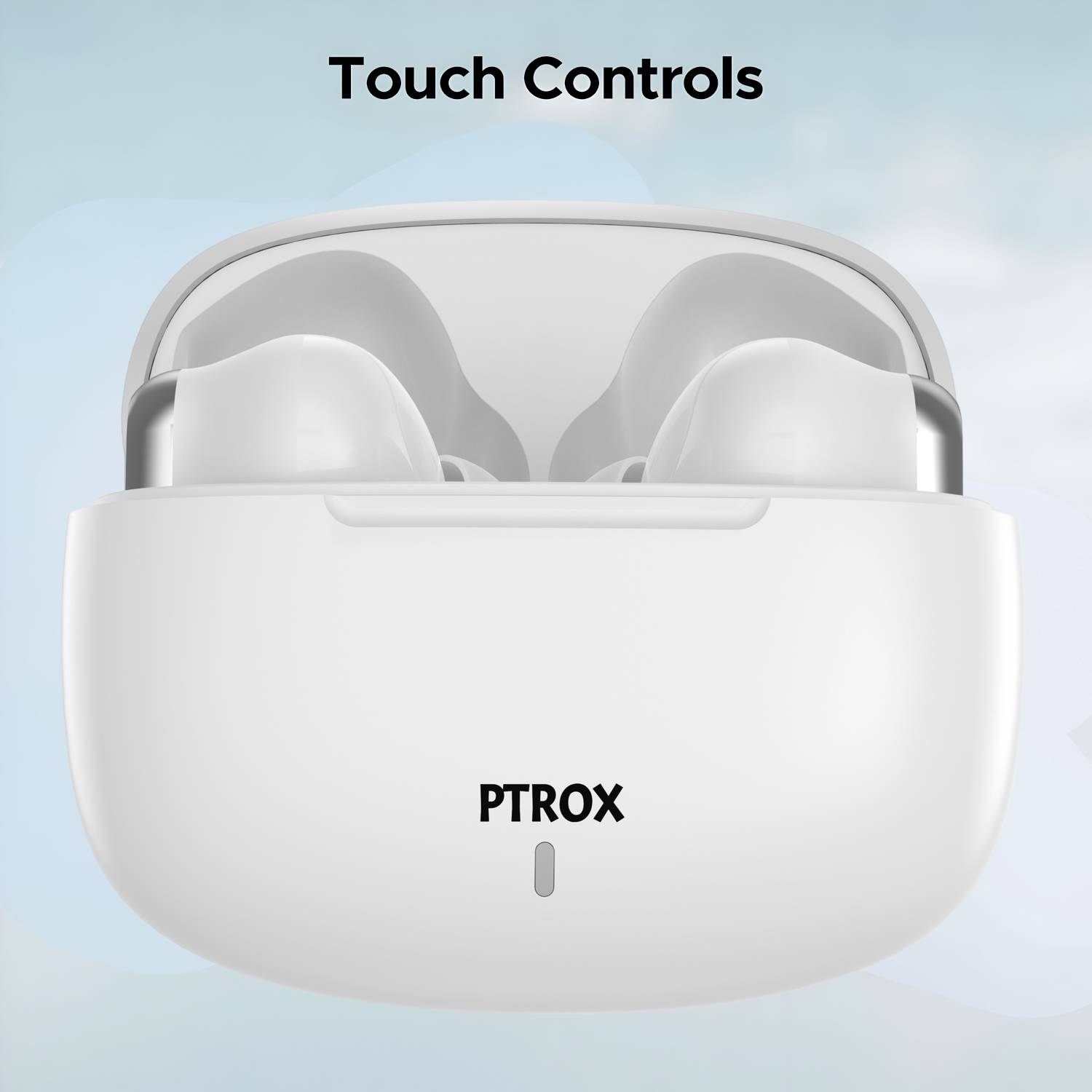 PTROX Ultrabuds with Latest BT v6.0,40Hr Playtime,13mm Dynamic Driver,Rich Bass N724 Bluetooth