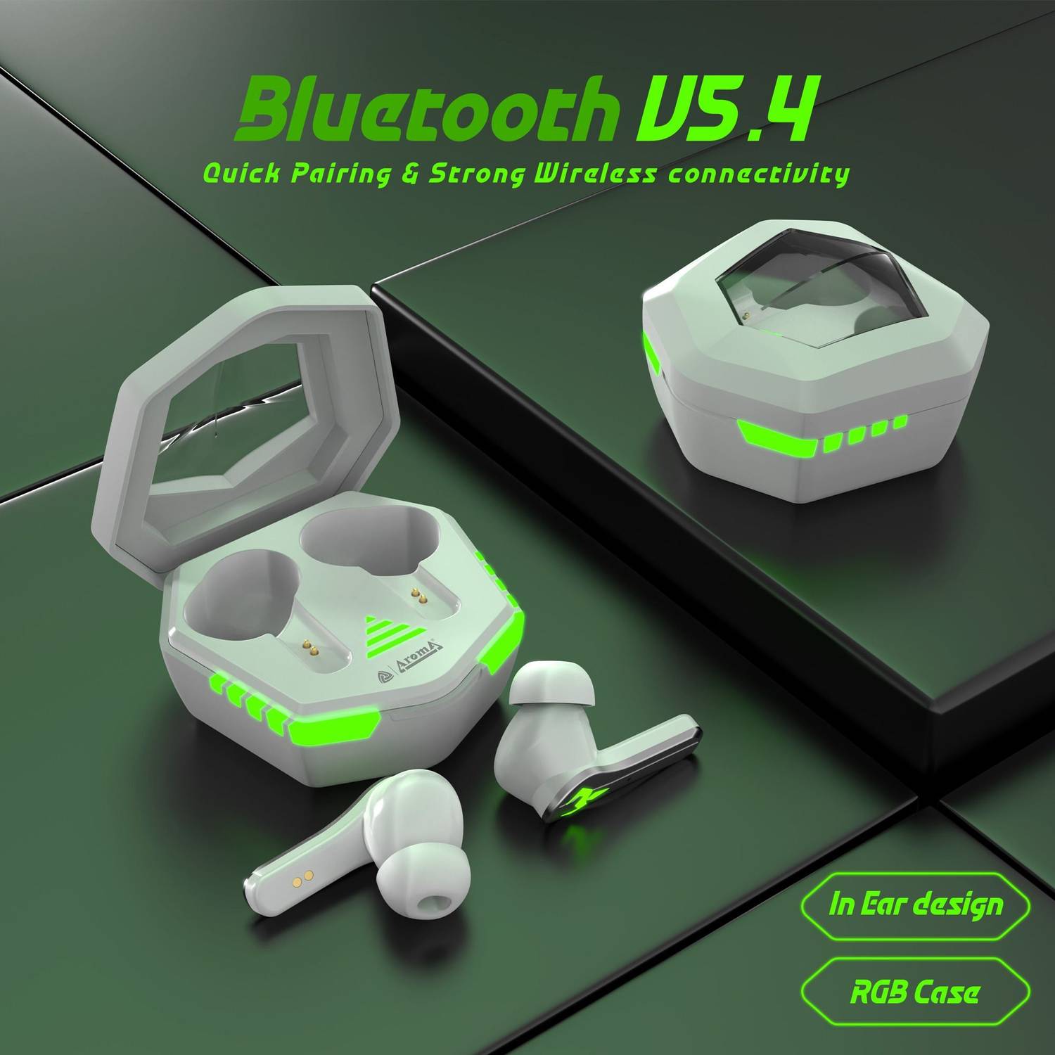 Aroma NB126 Aster V5.4 50Hr Playtime TWS Bluetooth - Image 3