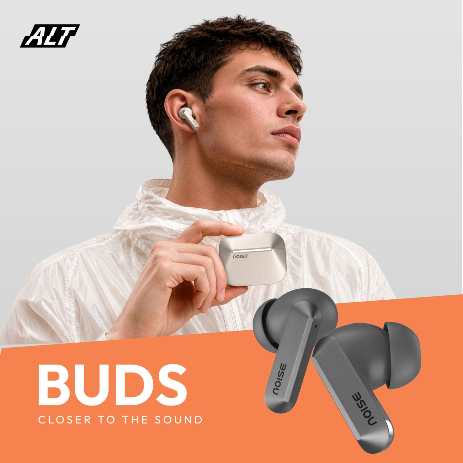Image of Noise ALT Buds, 35dB ANC, Spatial Audio, 45Hrs Playtime, App Support, Ai Powered Bluetooth