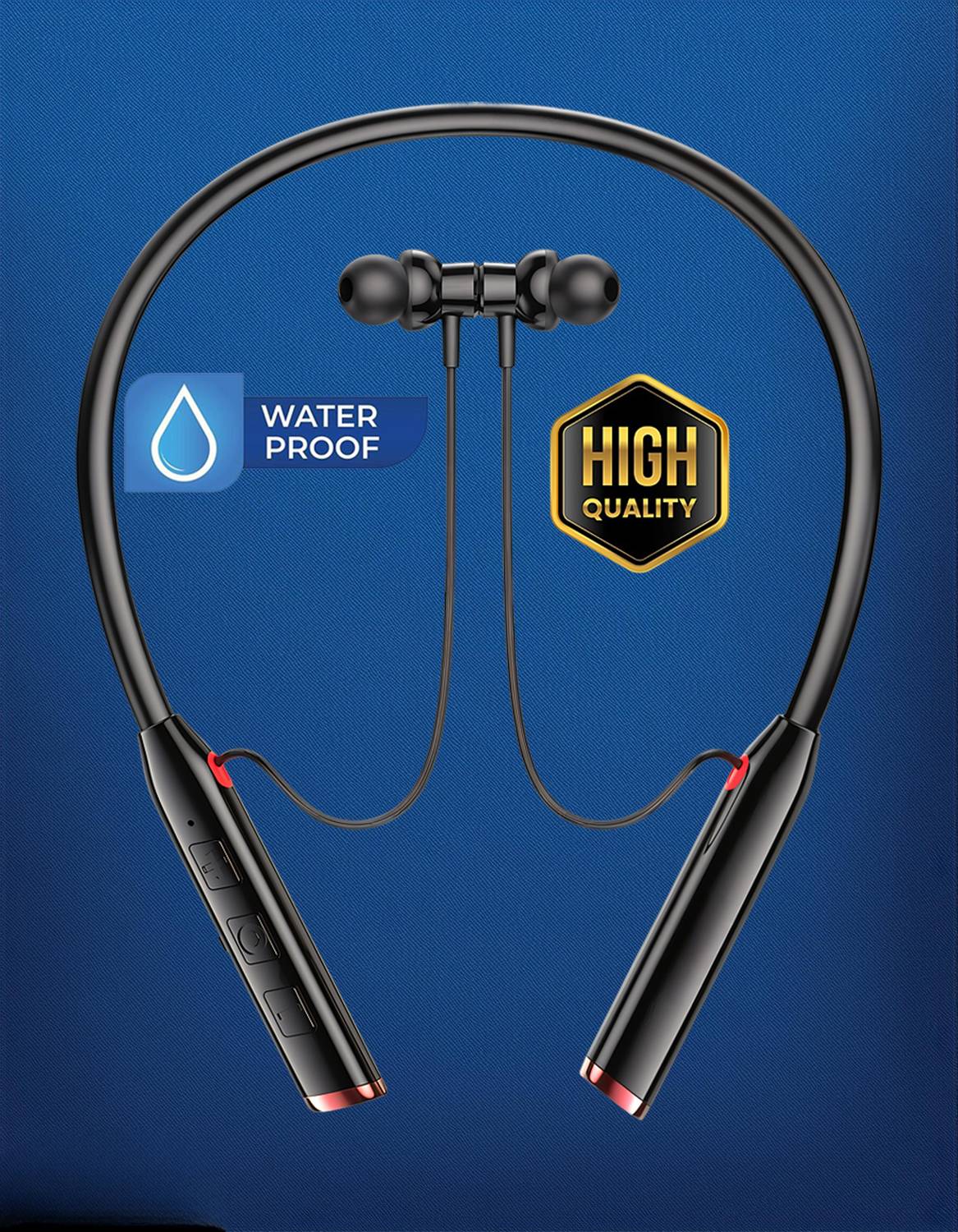 PTROX Vibration Alert, 48 Hours Playtime, ENC, HD Sound Quality & Stereo Bass PT/14/18 Bluetooth