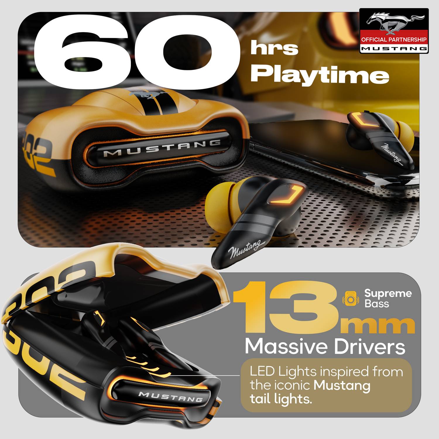 GOBOULT Mustang Torq 60Hrs Bluetooth Headset - Image 5