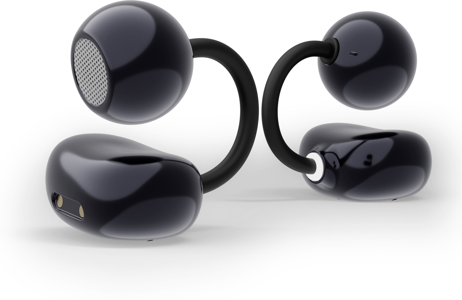 Image of PTron Bassbuds Verse Earclips w / 50Hrs Playtime, HD Mic & AI-ENC, Custom EQ, BTv6.0 Bluetooth