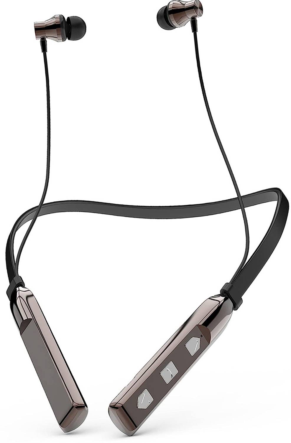 IZWI Magnetic Neckband Bluetooth with Mic for Sports, Gym, Travel