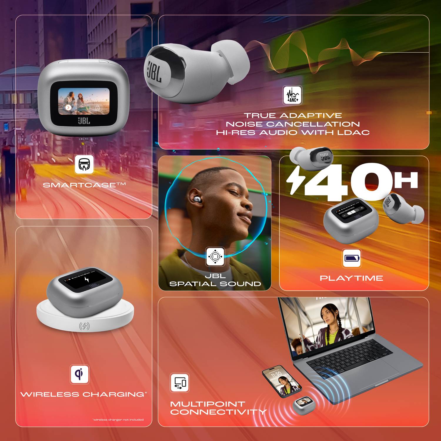 JBL Live Buds 3 TWS Earbuds - Image 2