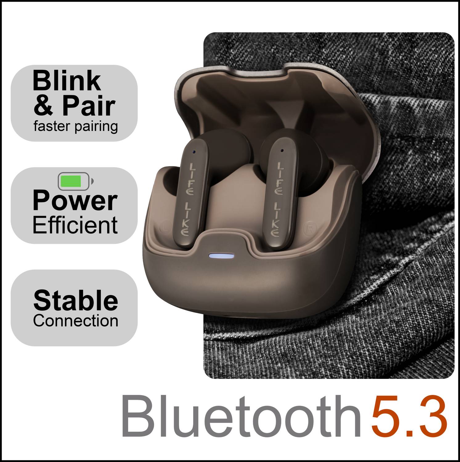 Life Like Z40 Pro Earbuds 100Hr Playtime - Image 5