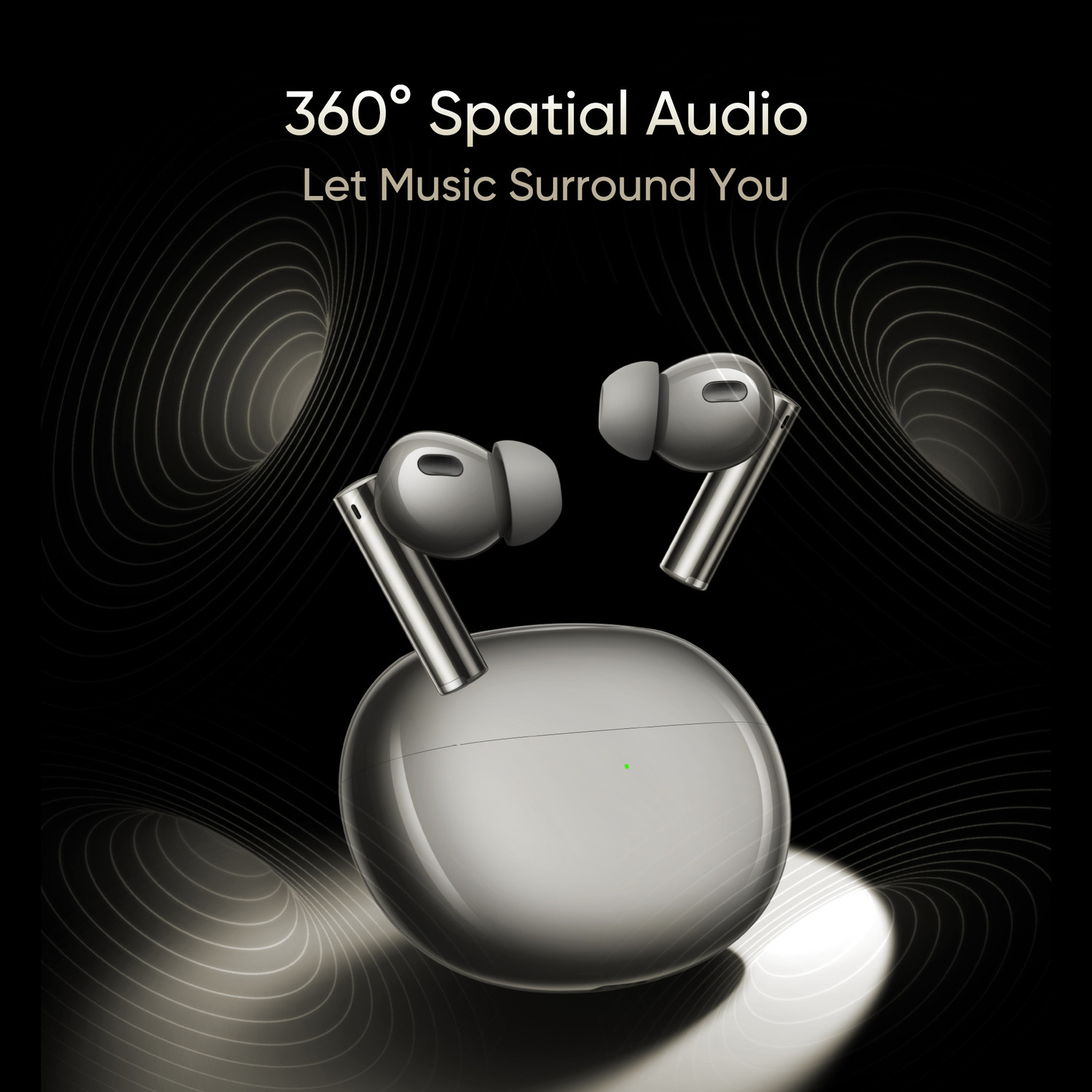 Image of realme Buds Air 6 Pro with 50dB ANC, 360 Spatial Audio and upto 40 hours Playback Bluetooth