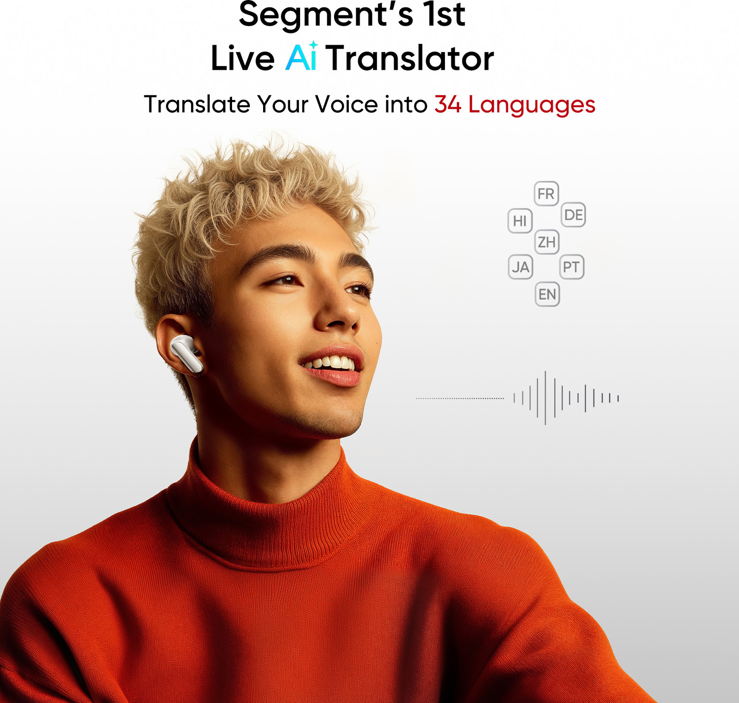 Image of realme Buds Air 7 Pro with 53dB ANC,360 Spatial Audio, 48hrs Playback, IP55 ,6 Mic Bluetooth