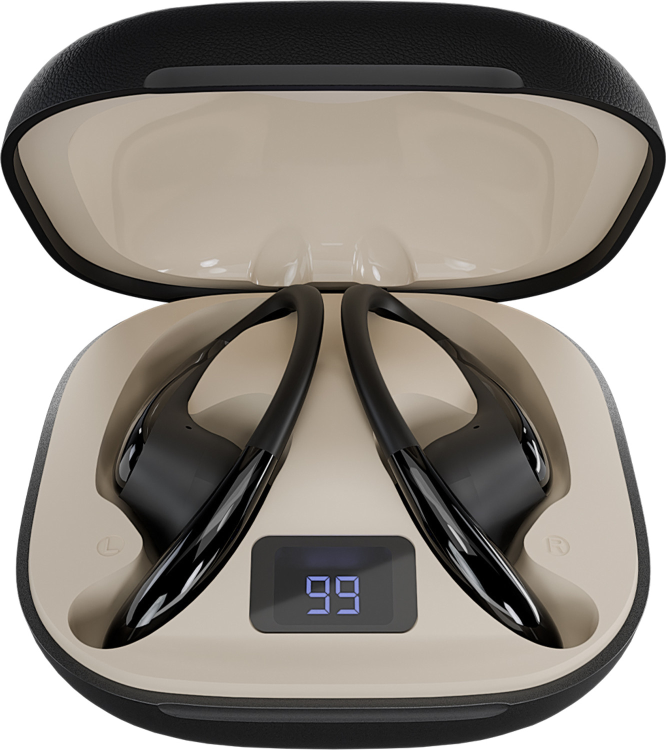 Image of ACwO DwOTS Sense Pro Open Ear Earbuds, ANC 42dB, 45H Playtime, Dual Pairing, Bt v6.0 Bluetooth