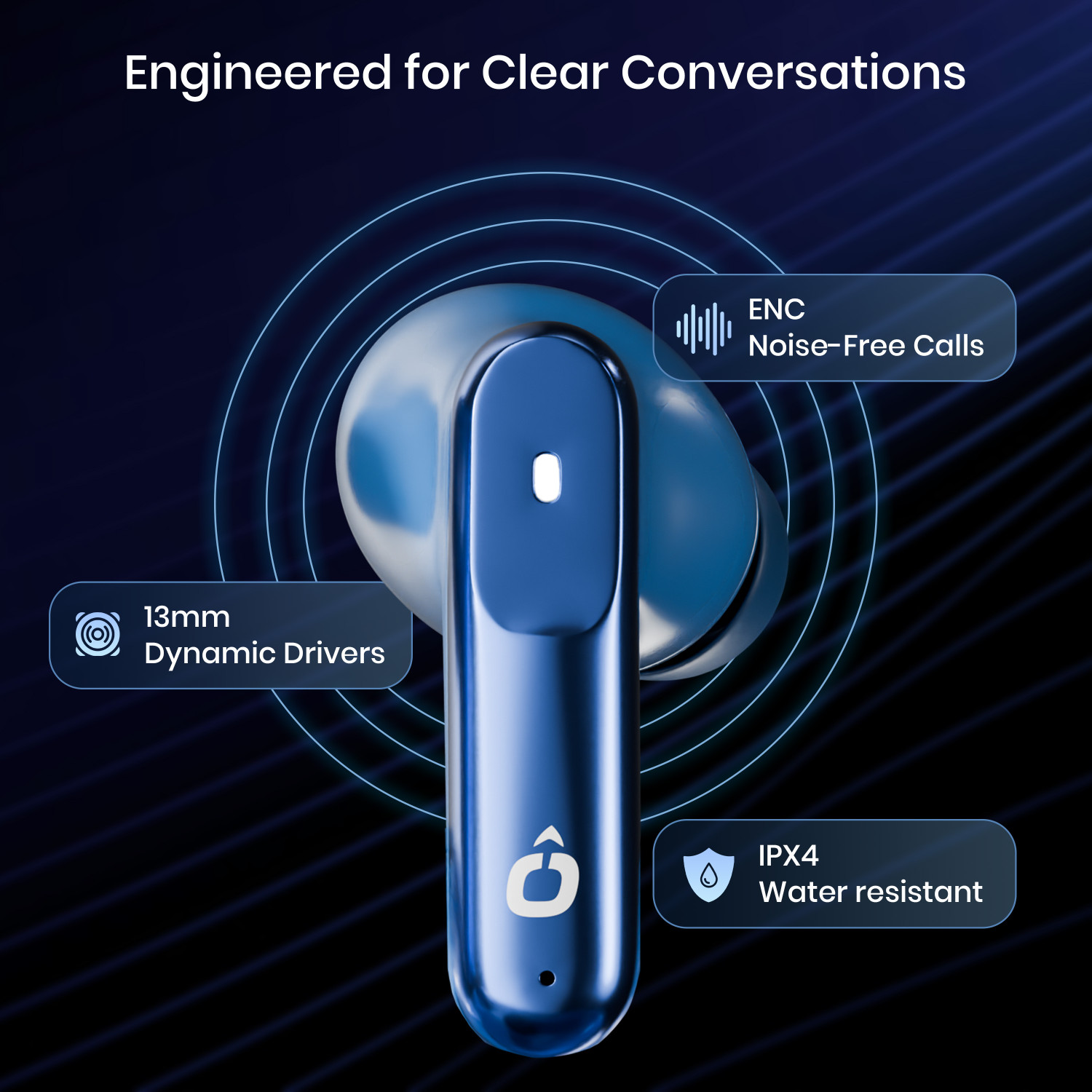 Image of Fitpro 151 Earbuds With 72Hrs Standby ENC,Touch Controls HD Call Compact Lightweight Bluetooth