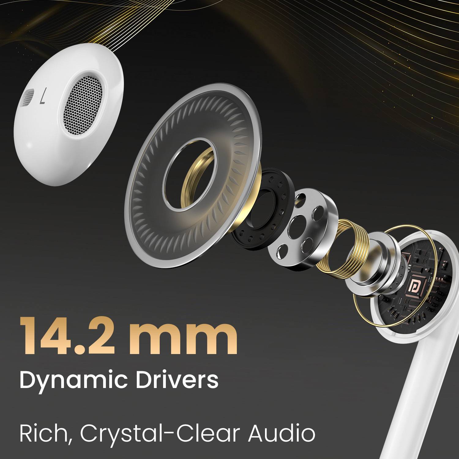 Portronics Conch Theta A 3.5mm Earphone - Image 4
