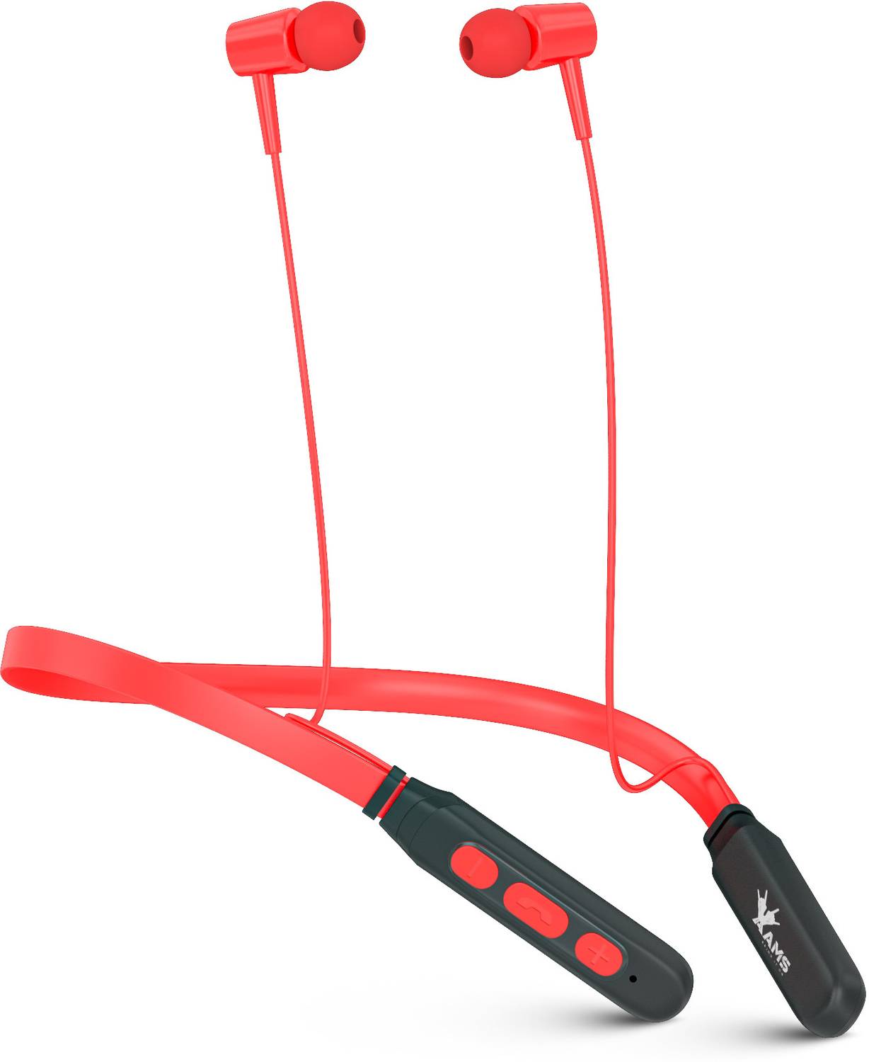 AAMS Neckband V5.0 ASAP CHARGE, 60Hrs Playtime with Mic, Travel, Workout Bluetooth