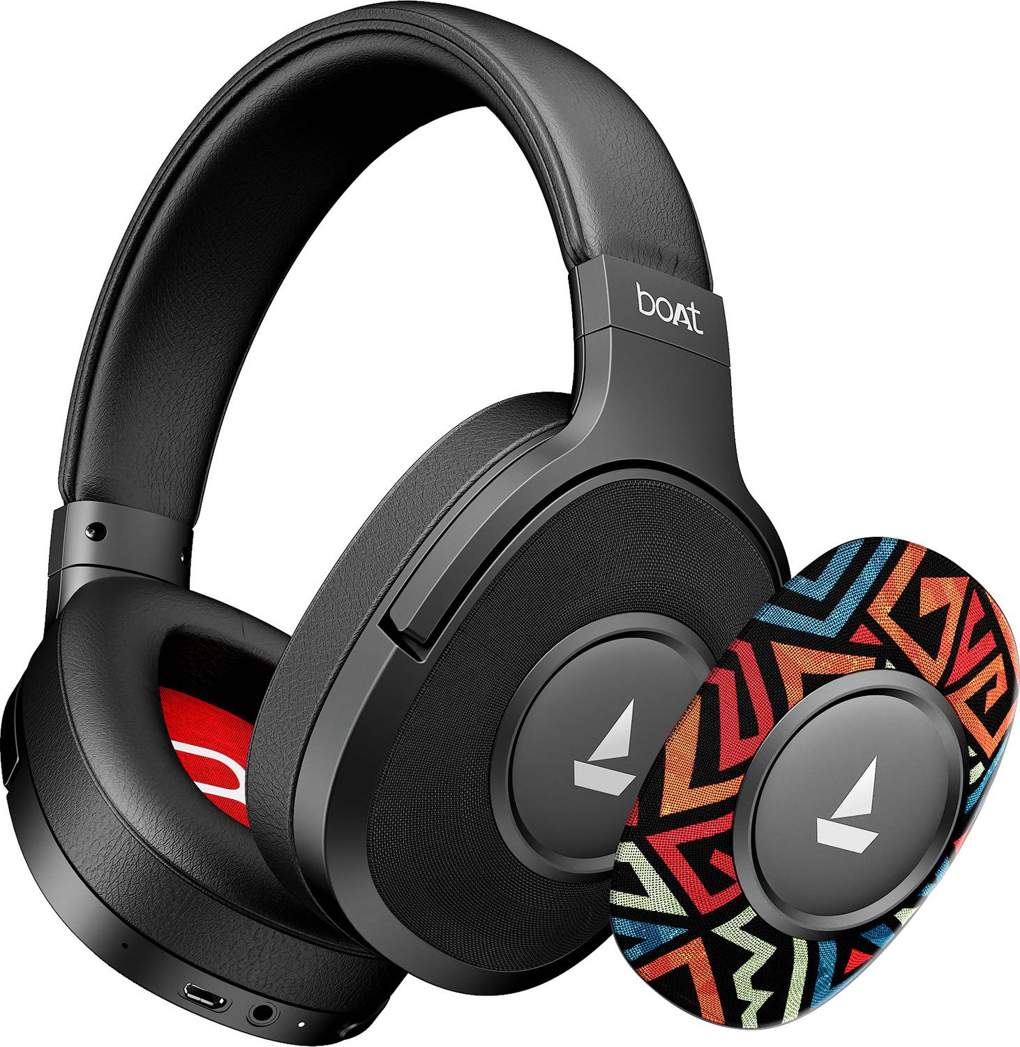 boAt Rockerz Plus 550, Customizable Earcups,100H Battery,Stream A