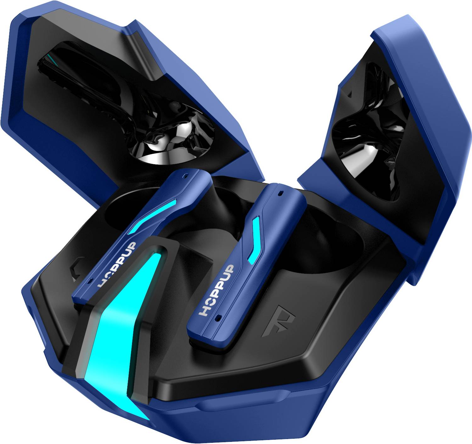 HOPPUP Xo6 Gaming Earbuds with 35MS Low Latency, RGB LED, 13MM DR