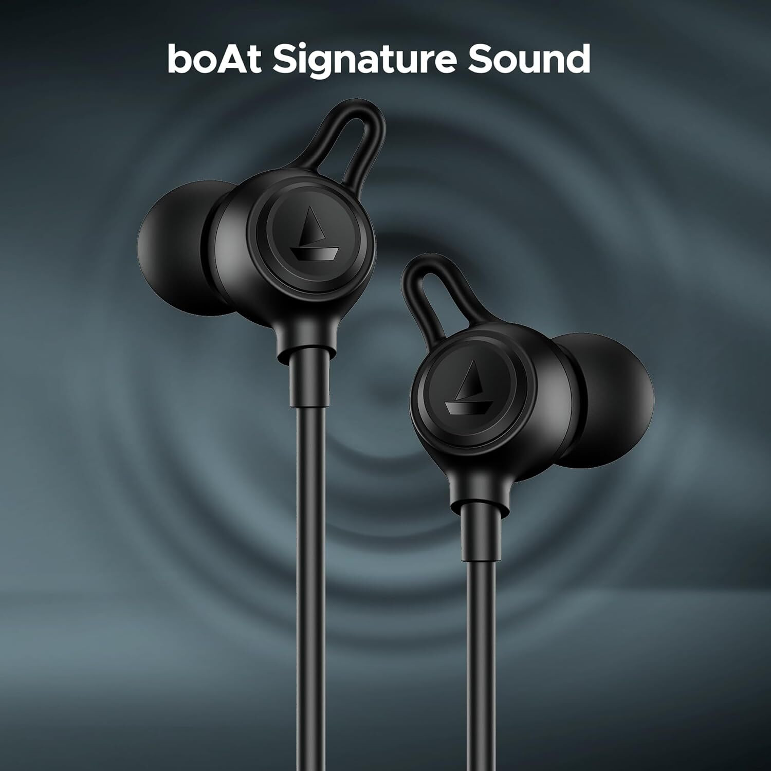 Image of boAt Rockerz 200, 60H Battery, Signature Sound, ENX Tech, Dual Pairing Bluetooth
