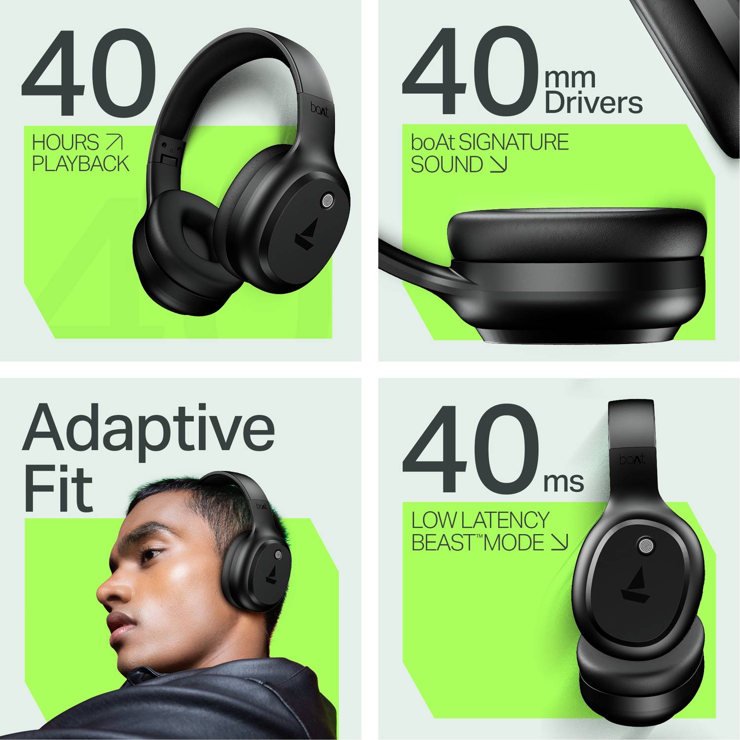 boAt Rockerz 421 Bluetooth Headphones - Image 2