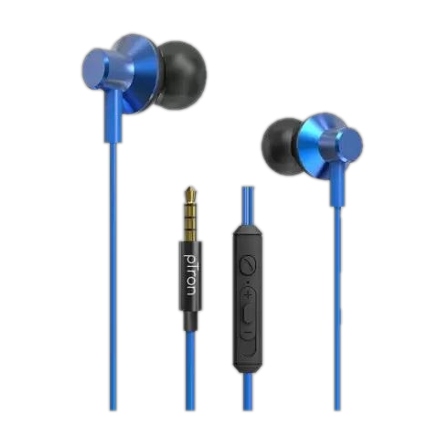 PTron Pride Lite Earphone with HD Mic, 3.5mm Jack, In-Line Controls & 1.2M Tangle Free Wired