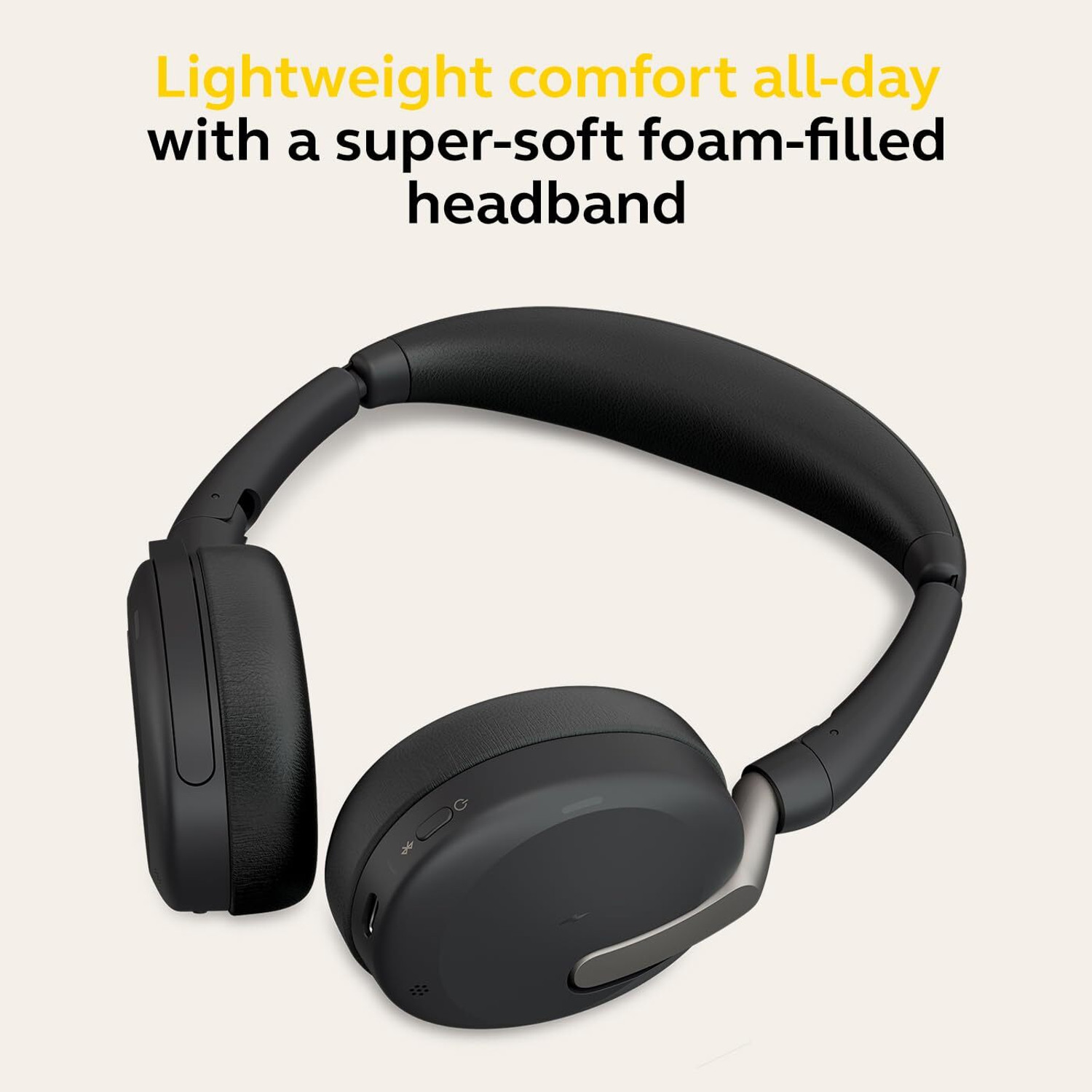 Image of JABRA Evolve2 65 Flex Wireless Bluetooth Headset with ANC, USB-C Bluetooth