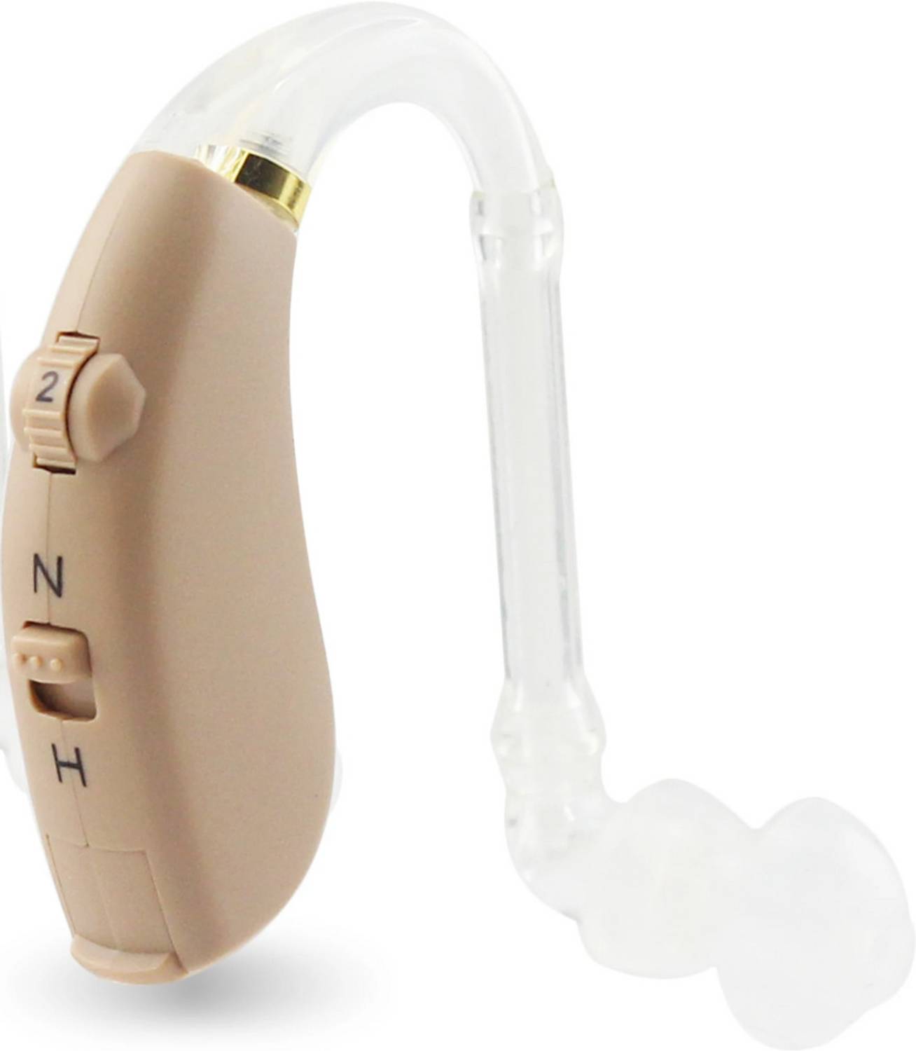 Balson Germany Made Behind The Ear Digital Hearing Aid Machine for Old Age Comes With Battery, Dry Kit and Auto Noise Cancellation BTE Hearing Aid