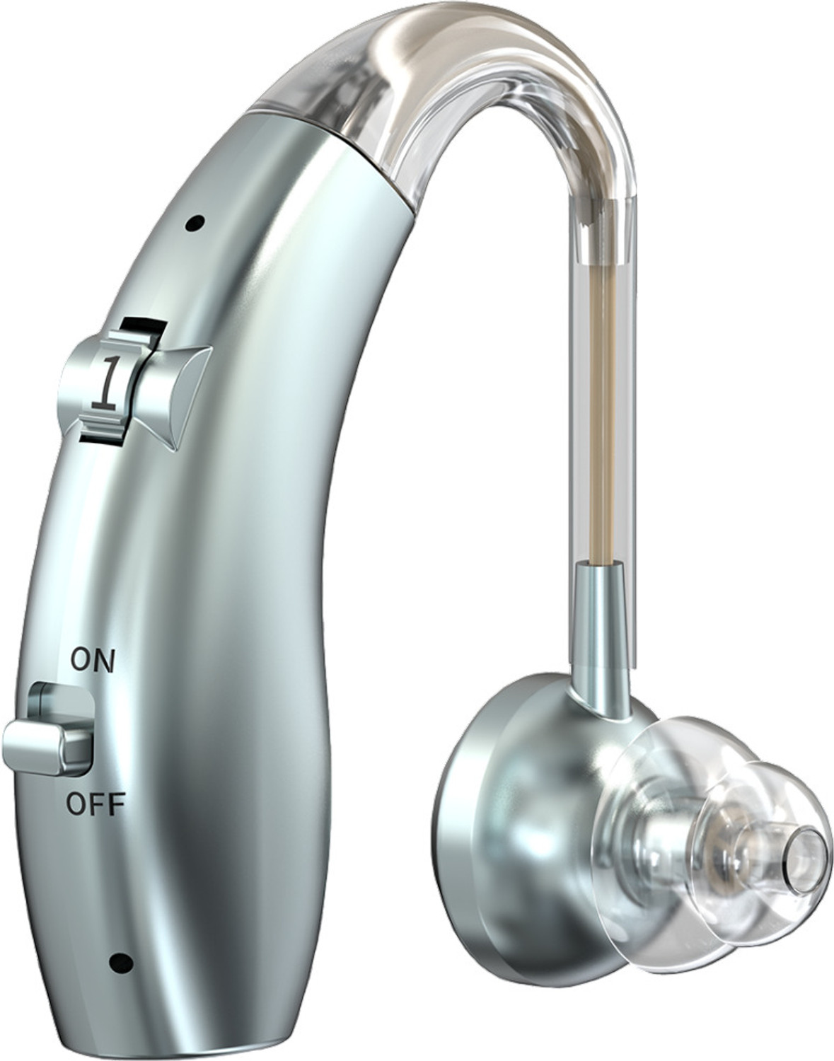 Image of Fastwell F25 Rechargeable Digital BTE Hearing Aid Machine Type-C Charging For Severe to Profound Hearing Loss | Small Size | Ideal for Old Age bte Hearing Aid
