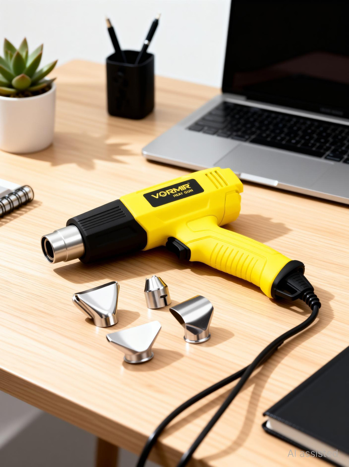 Image of iBELL VORMIR VR HG18-40 Heat Gun with 4 Nozzles,1800W,Dual Air Flow 250L /Min&550L /Min, 1800 W Heat Gun