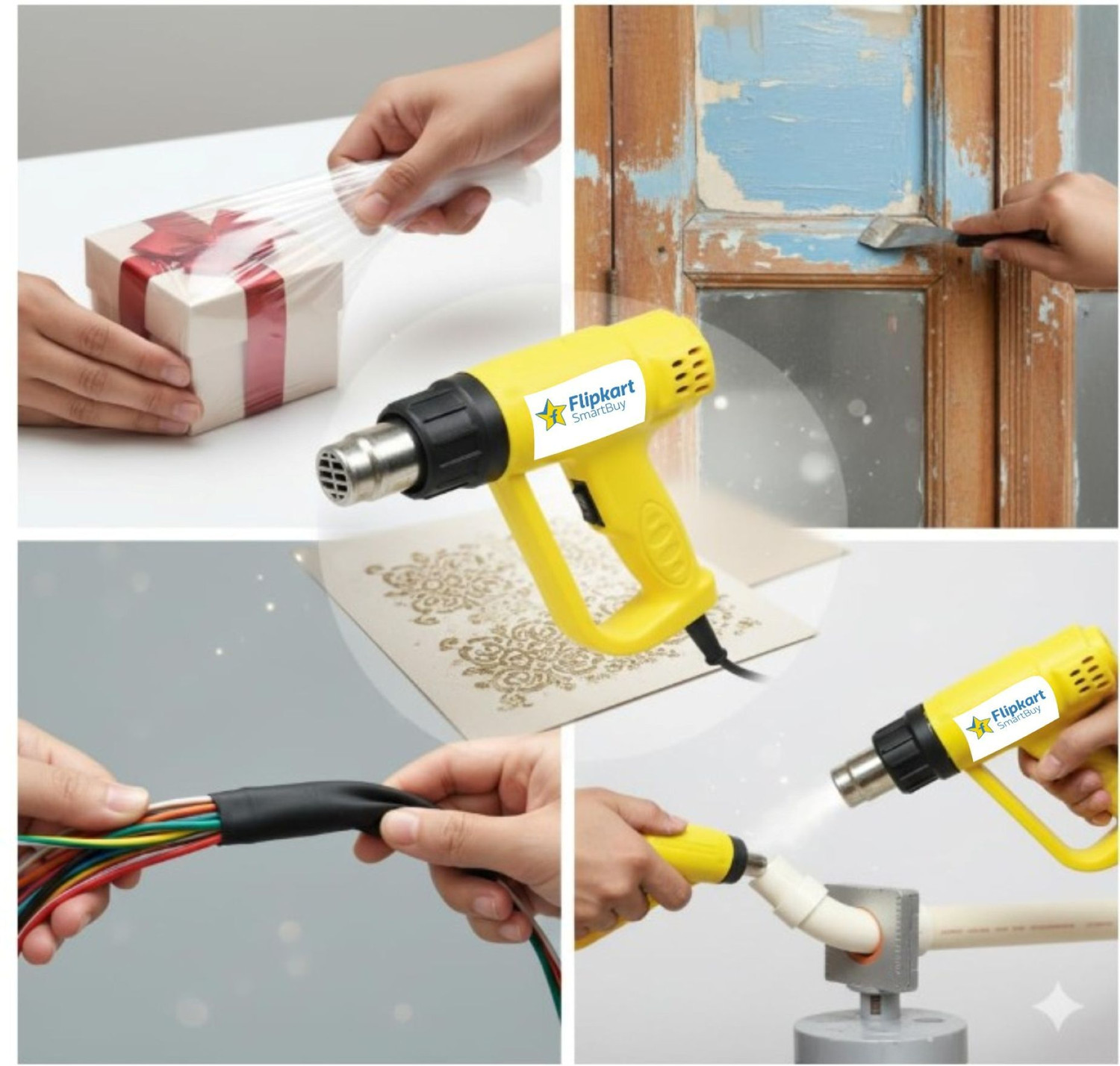 Image of Flipkart SmartBuy Heat Gun With Dual Temperature Settings 2000W Hot Air Gun 2000 W Heat Gun