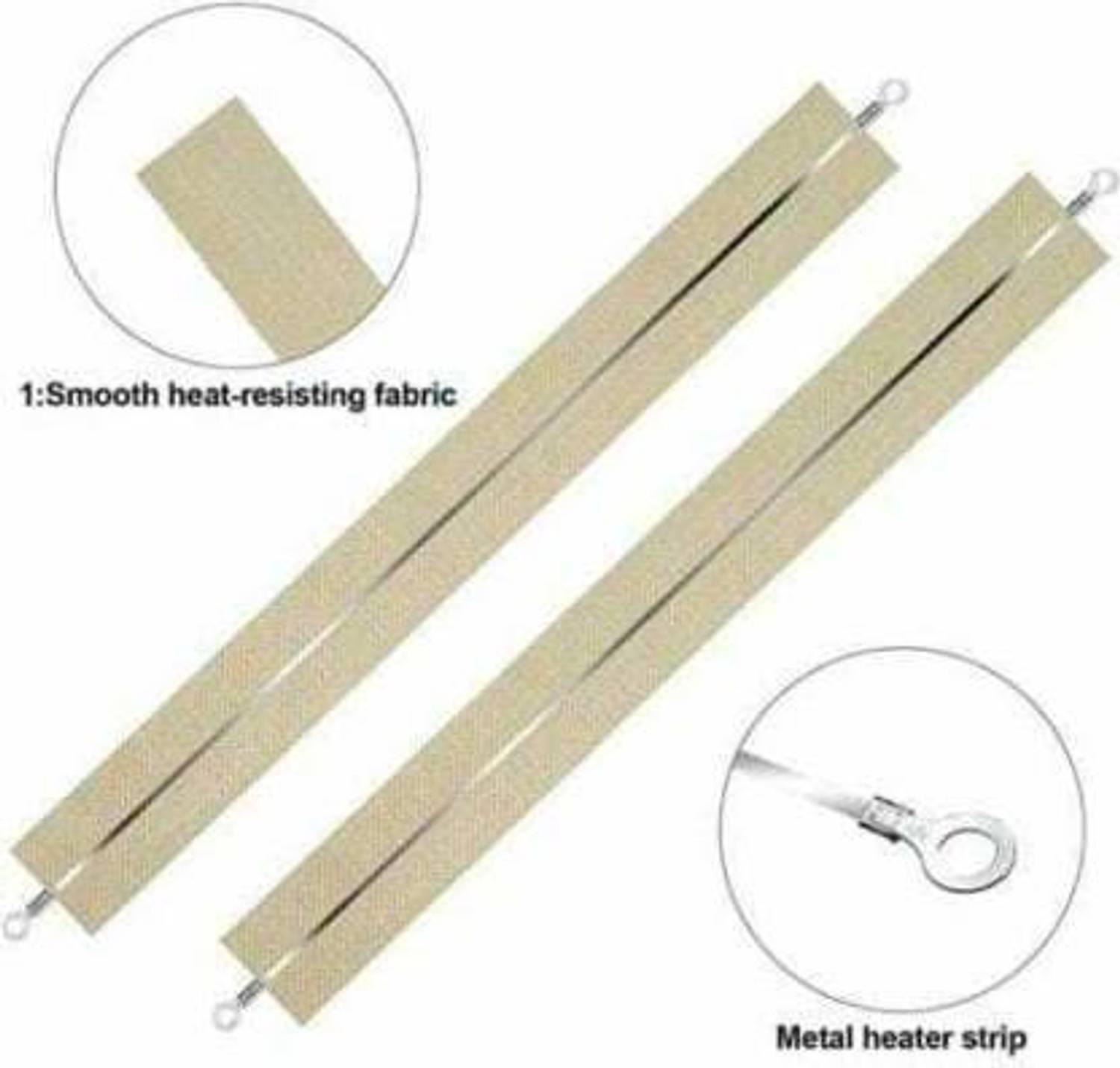 Alerica 8 Inch Heat Sealing Machine 2 Element 2 Heat Resisting Strip Hand Held Heat Sealer
