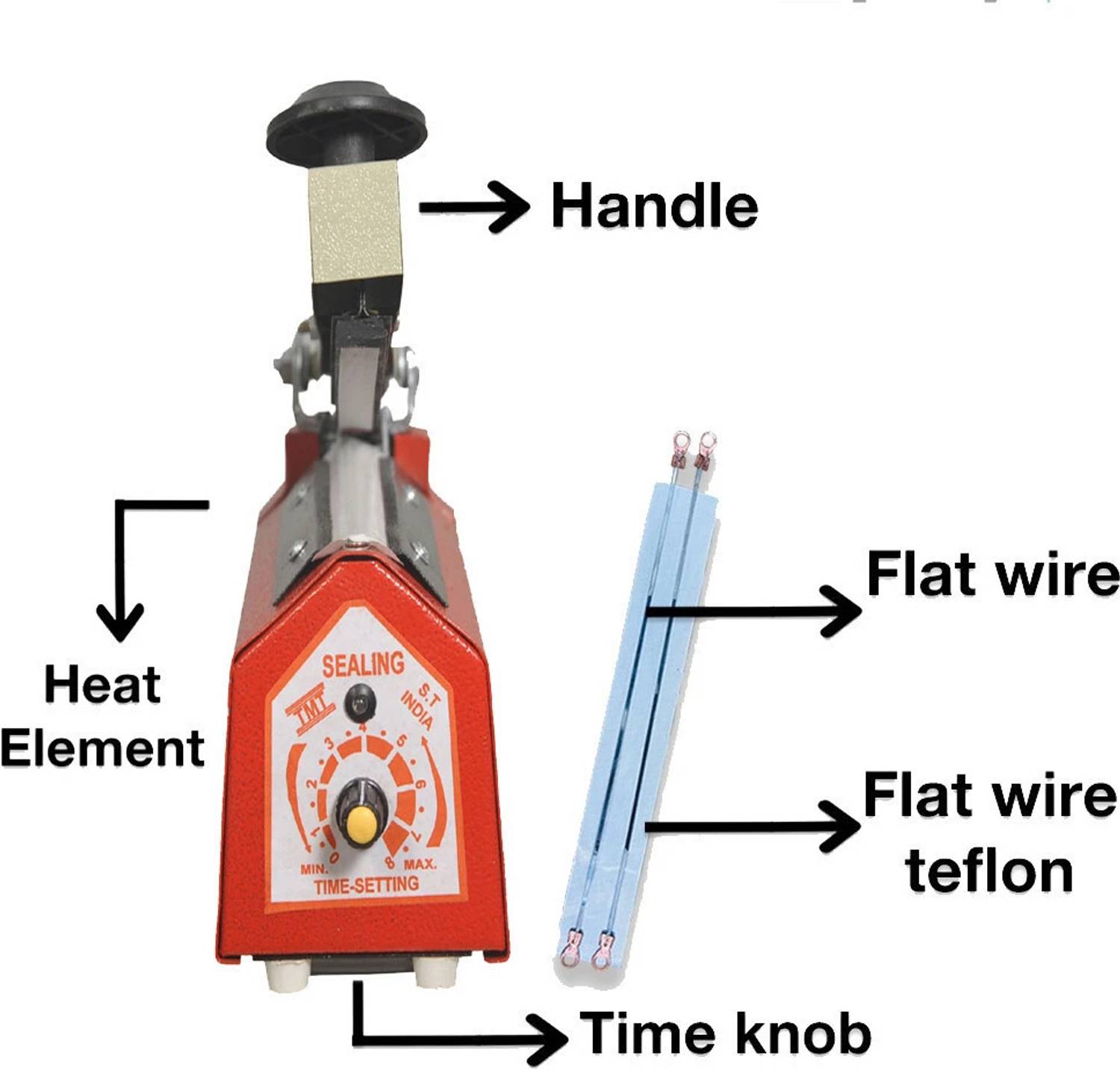 GANGA 8 Inch Poly Bag Sealer - Image 3