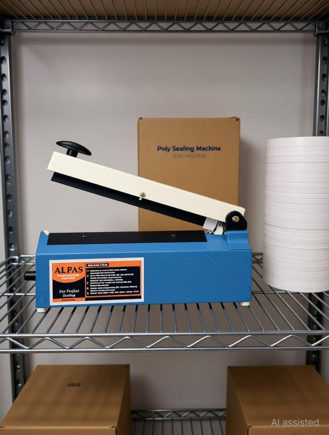 Alpas 12 Inch Poly Sealing Machine for Plastic, Pouch & Food Bag, Ideal All Packaging Hand Held Heat Sealer