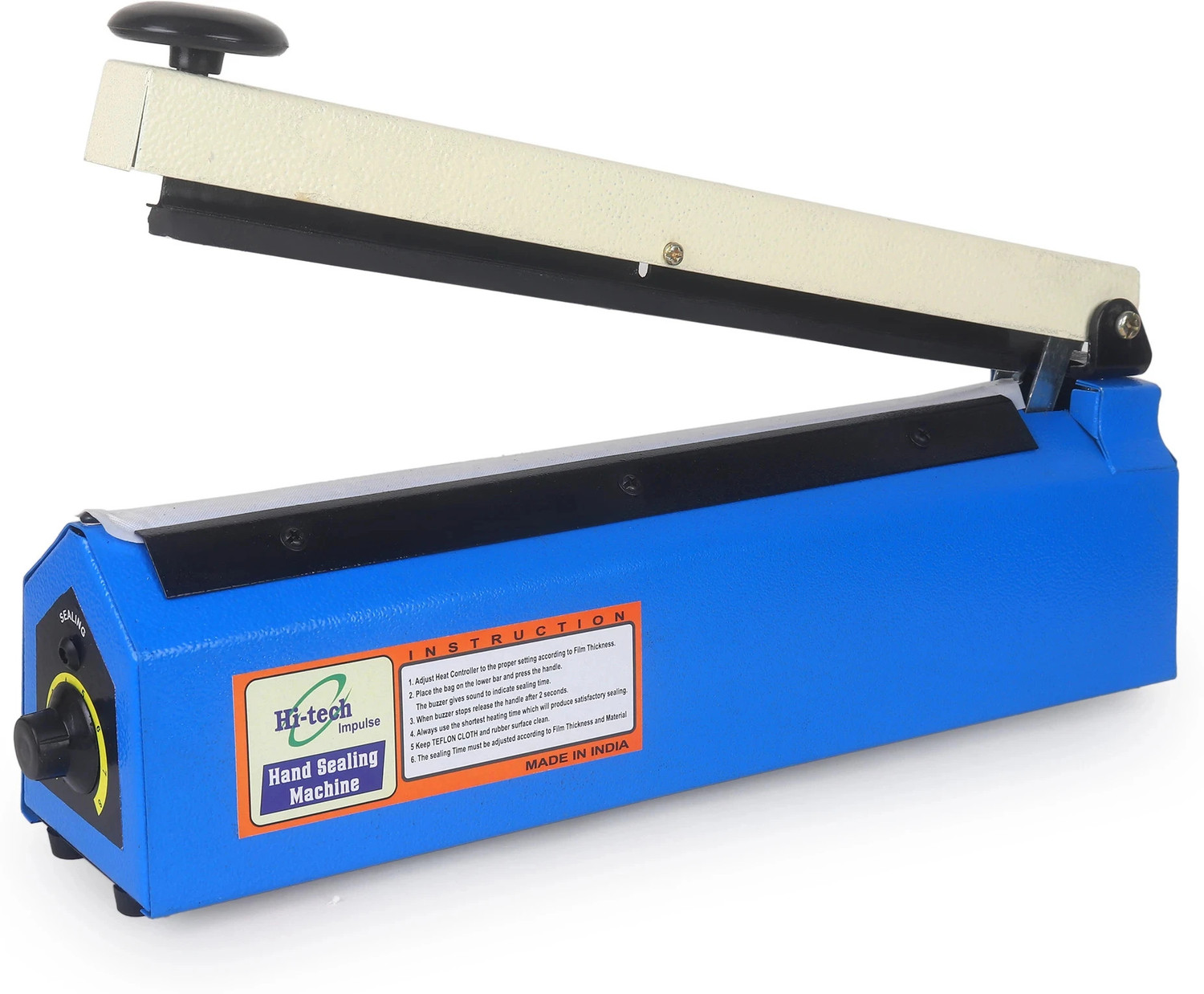 Image of Hi Tech Impulse 12 Inch Poly Sealing Machine, Pouch, Plastic Bag Packing Hand Held Heat Sealer
