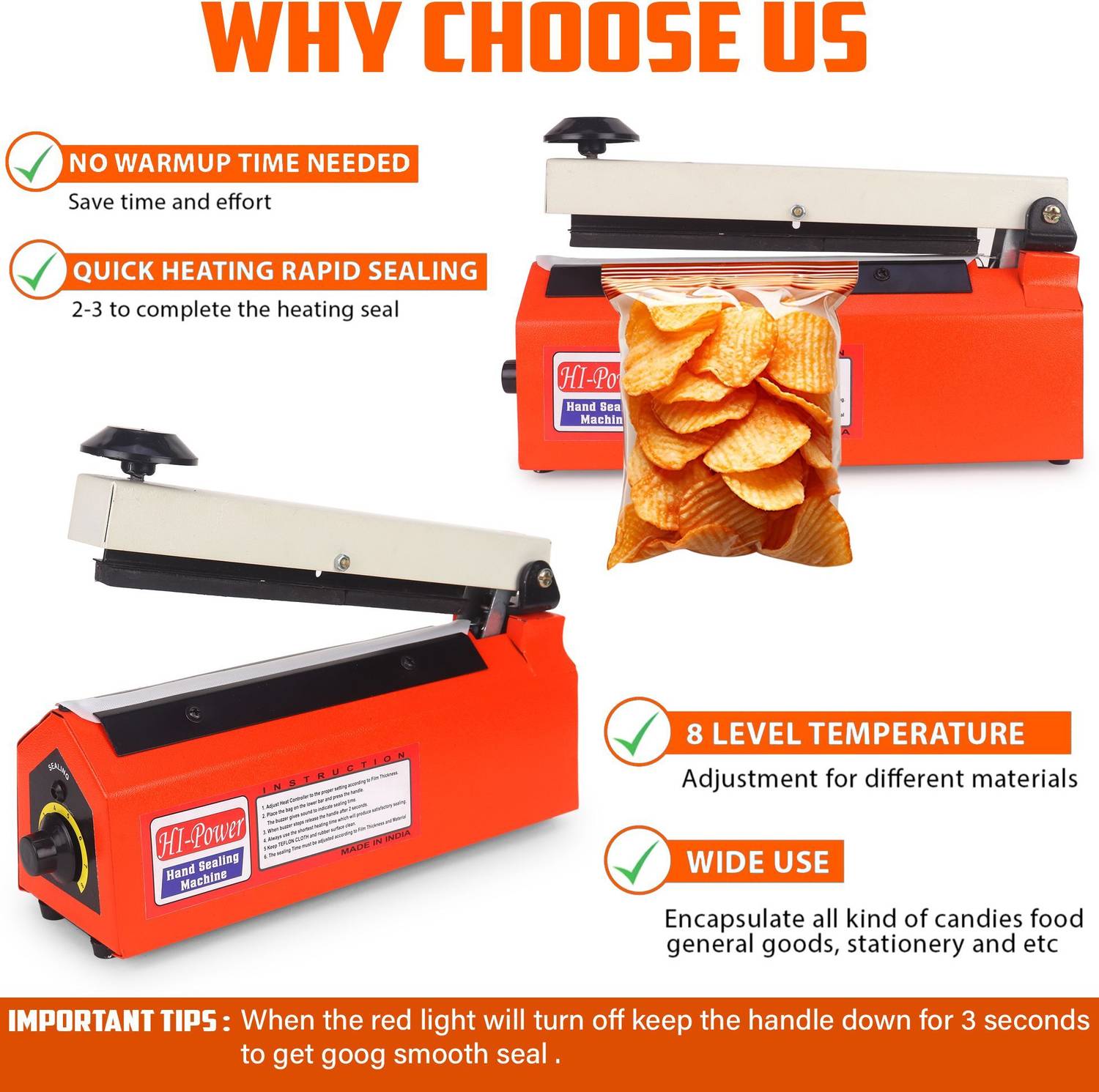Hi Power 12 Inch Sealing Machine - Image 4
