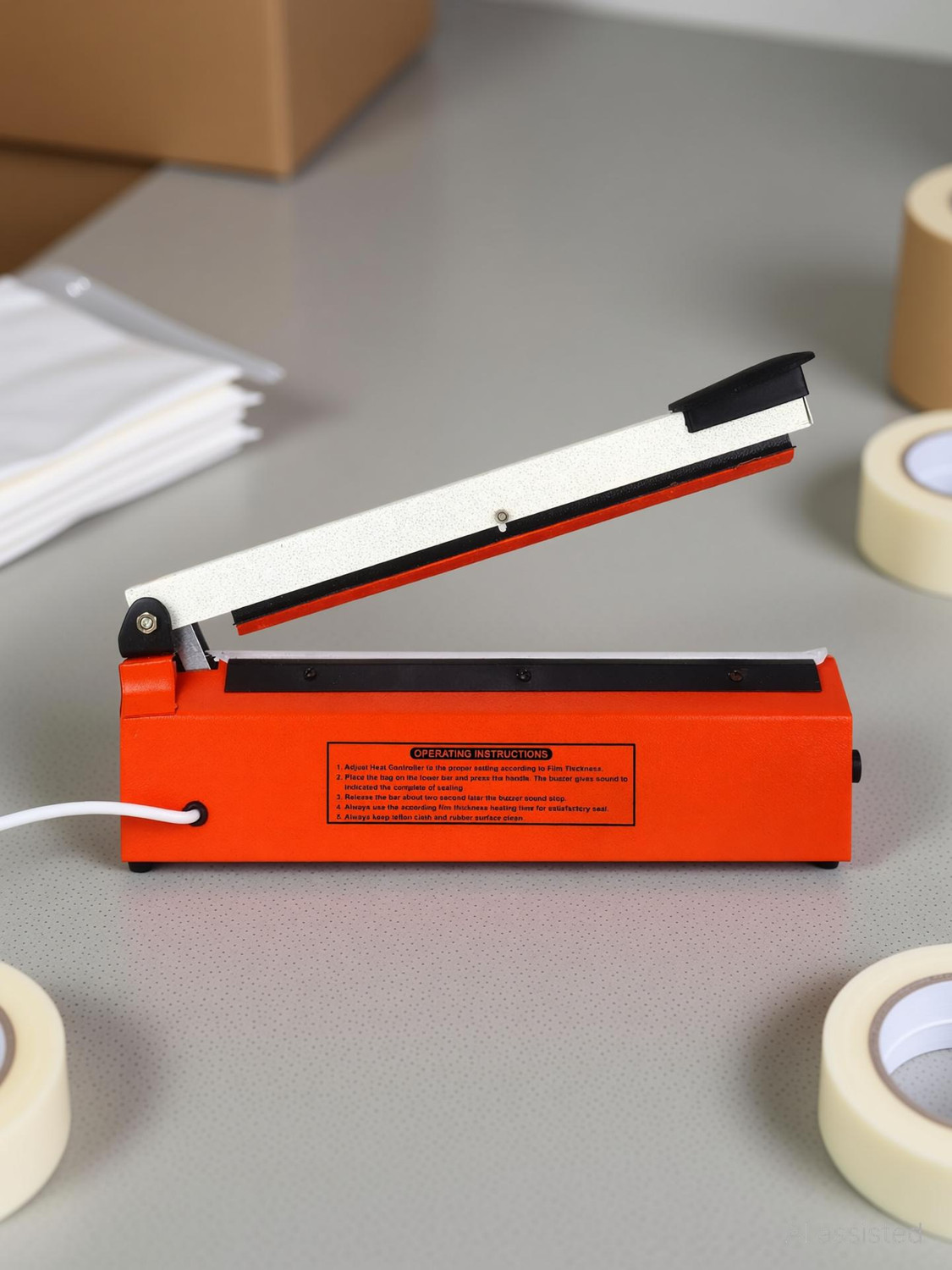 Image of Passion Heat Sealing 12 inch Machine For Pepsi Pouch, Plastic and packet seal Hand Held Heat Sealer