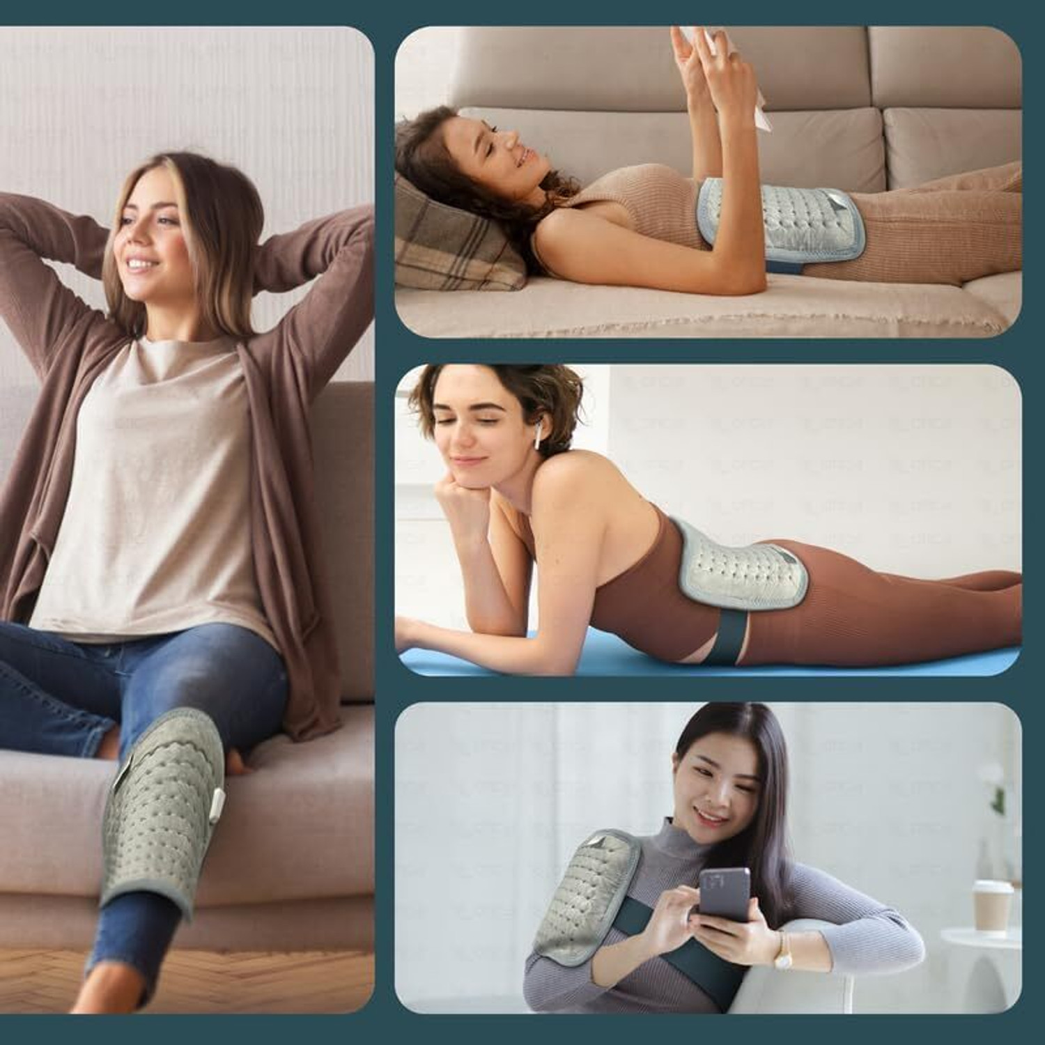 Image of OTICA Electric Heating Belt, Heating Pads for Back, Shoulder, Hot Pad for Arms (Large) Heating Pad
