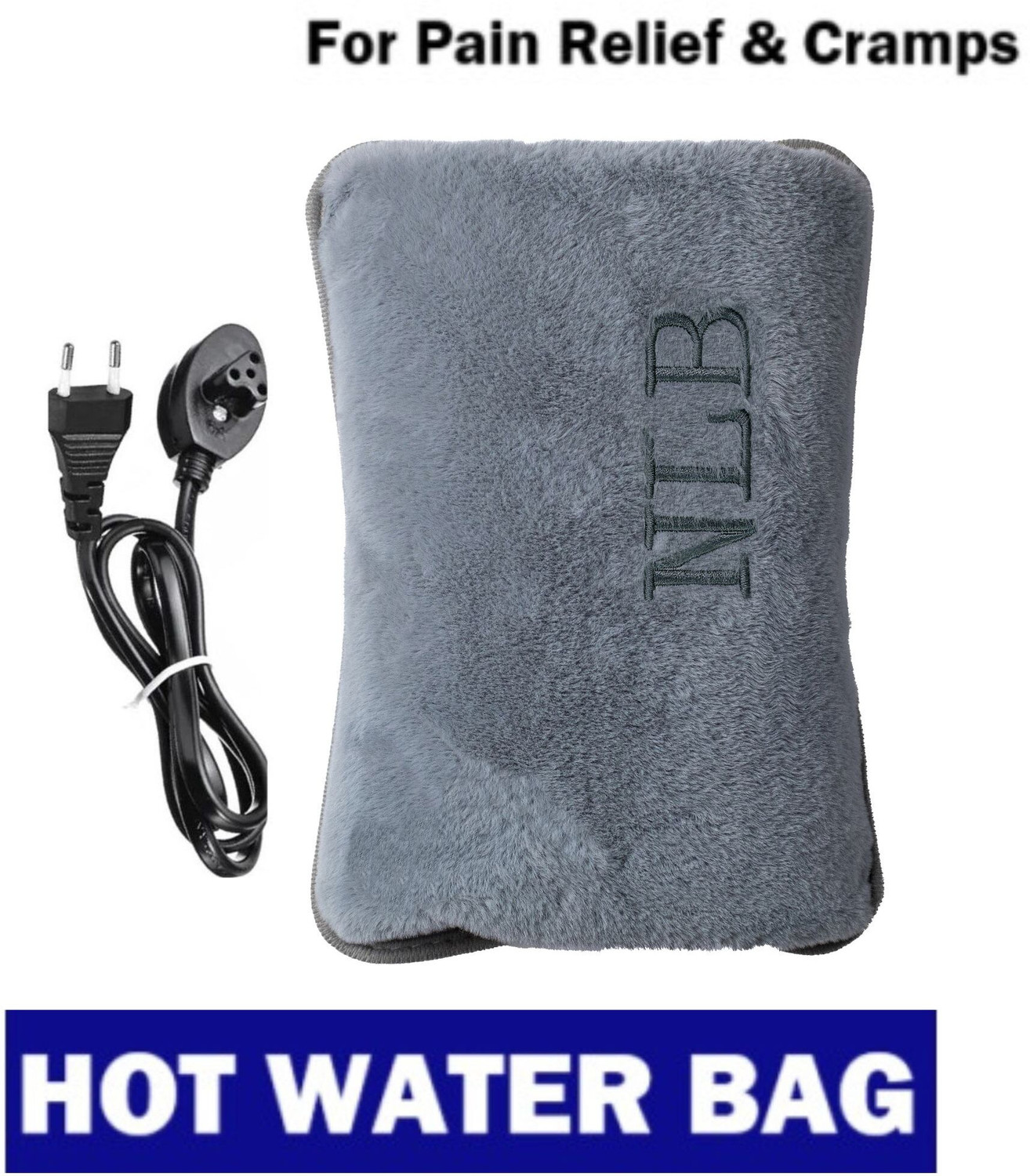 Image of BIY ENTERPRISE Hot water bag for Back, Neck, Shoulder Pain relief - Electric Heat Therapy Electric heating pad for joint pain relief 1005 ml Hot Water Bag