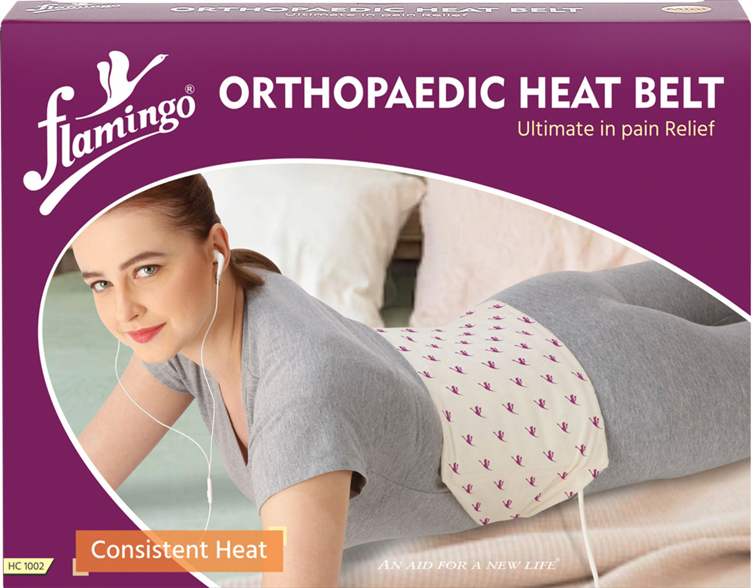 Image of FLAMINGO Electric Heating Pad Regular 25*29 cm | Heat Therapy Pain Relief Heating Pad
