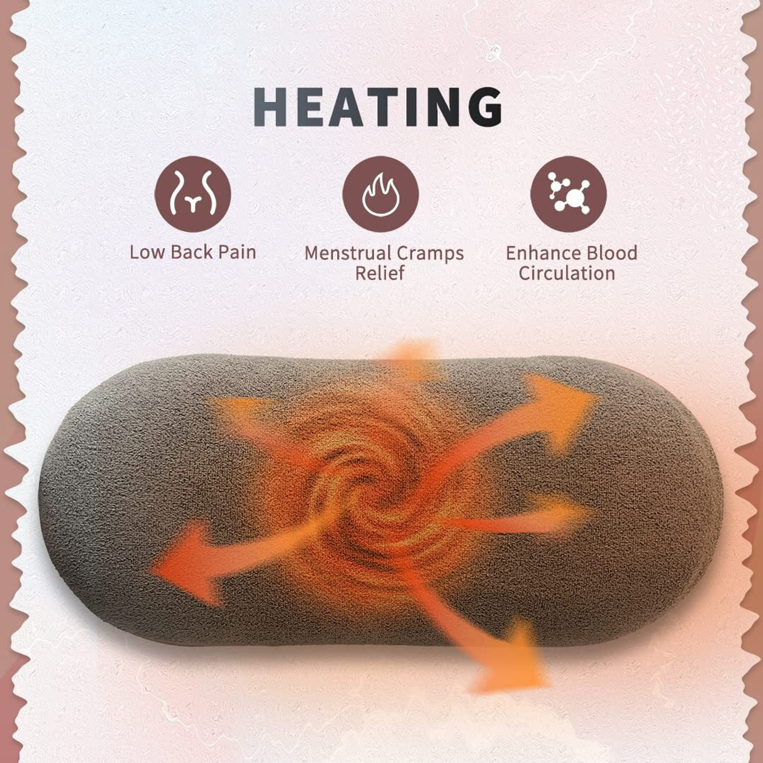 Image of NKK TRADERS Period Pain Relief Heating Belt | Rechargeable Electric Heat Pad Slimming Machine