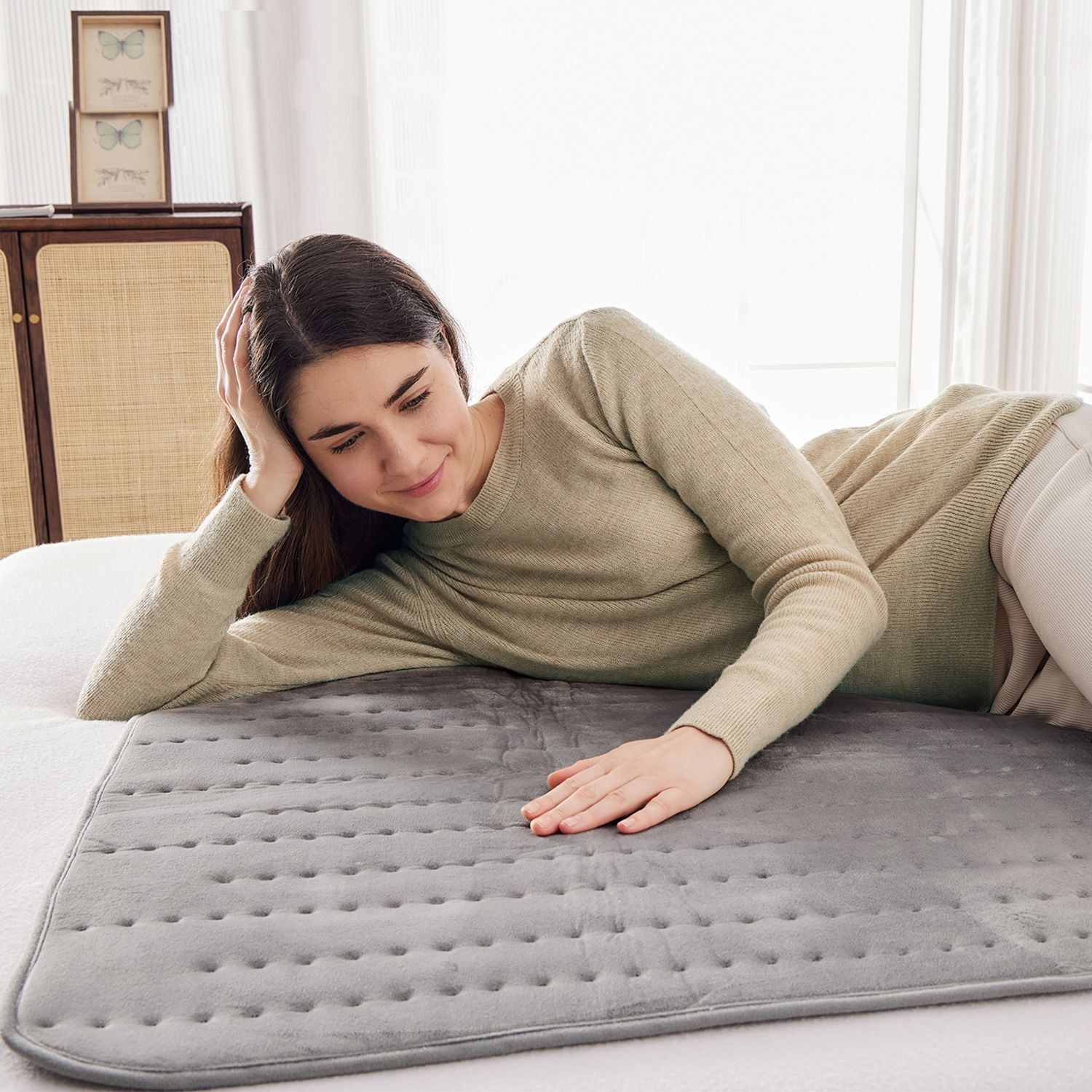 Image of Dr. Odin Electric Under Blanket Bed Warmer Single Energy-Efficient OHP104 Heating Pad