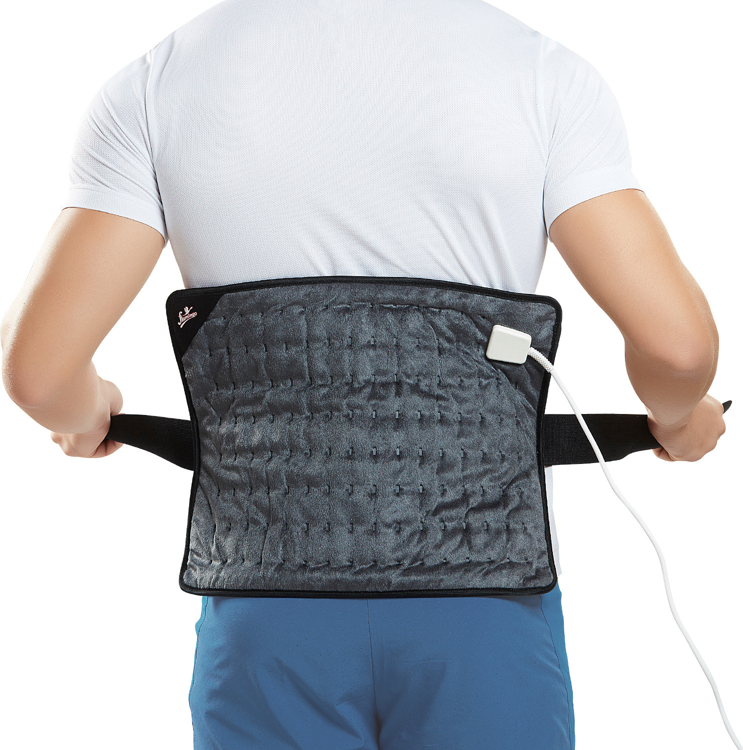 Image of FLAMINGO Plus Heating Pad Jumbo 41*32cm|Heat Therapy Pain Relief Heating Pad